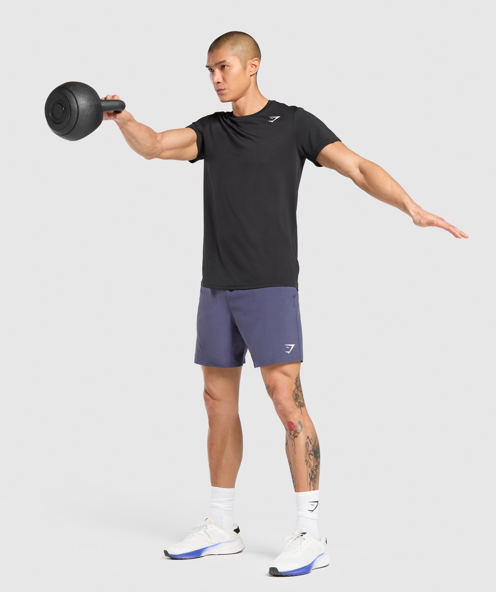 Gymshark Arrival 7" Shorts - Weighted Purple