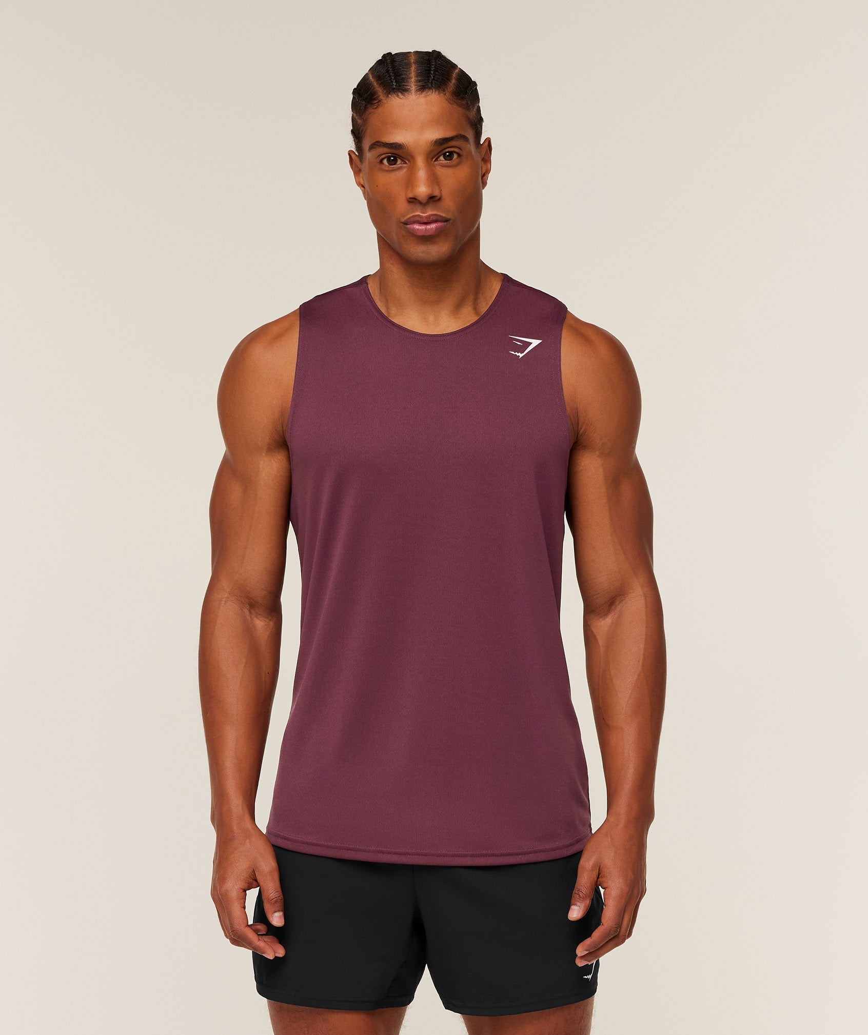 Gymshark Arrival Tank - GS Impact Burgundy