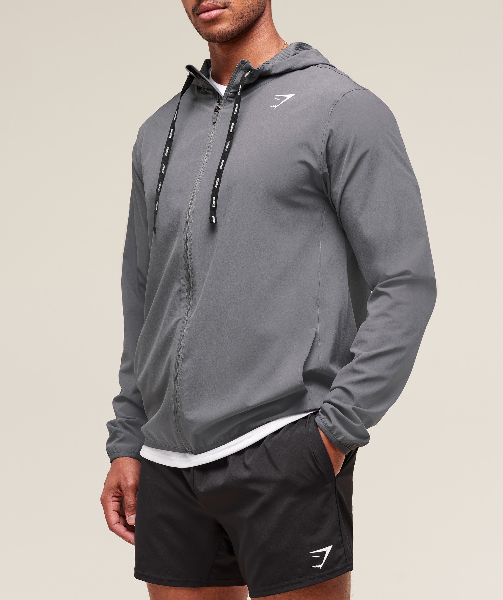 Gymshark Arrival Track Jacket - Silhouette Grey