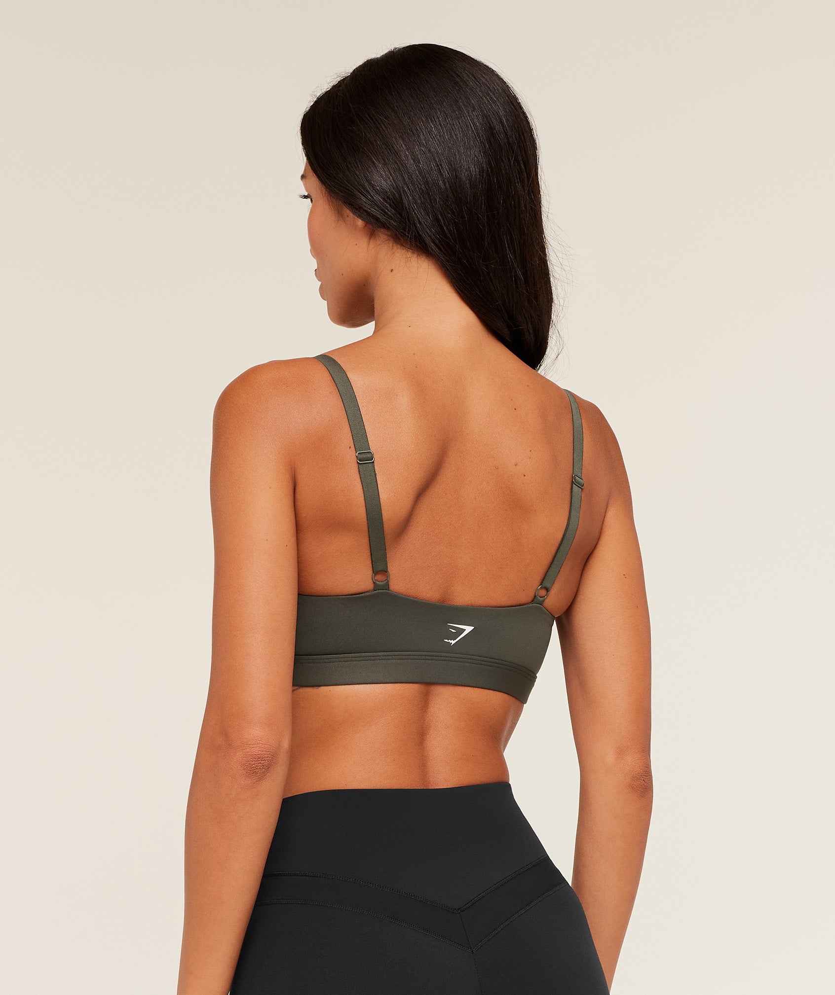 Gymshark Balcony Peekaboo Sports Bra - GS Strength Green