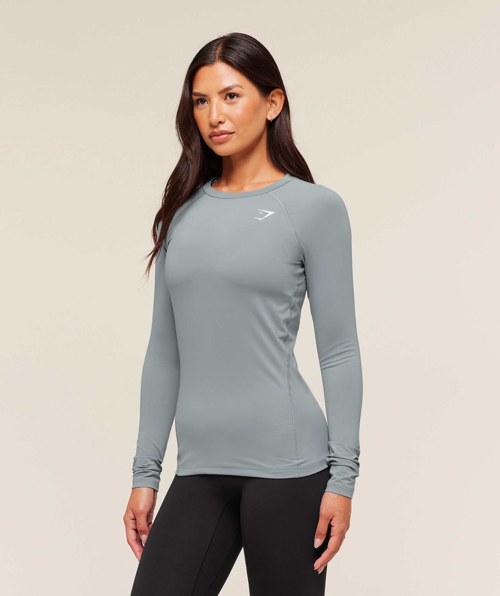 Gymshark Training Baselayer Long Sleeve Top - Denim Grey