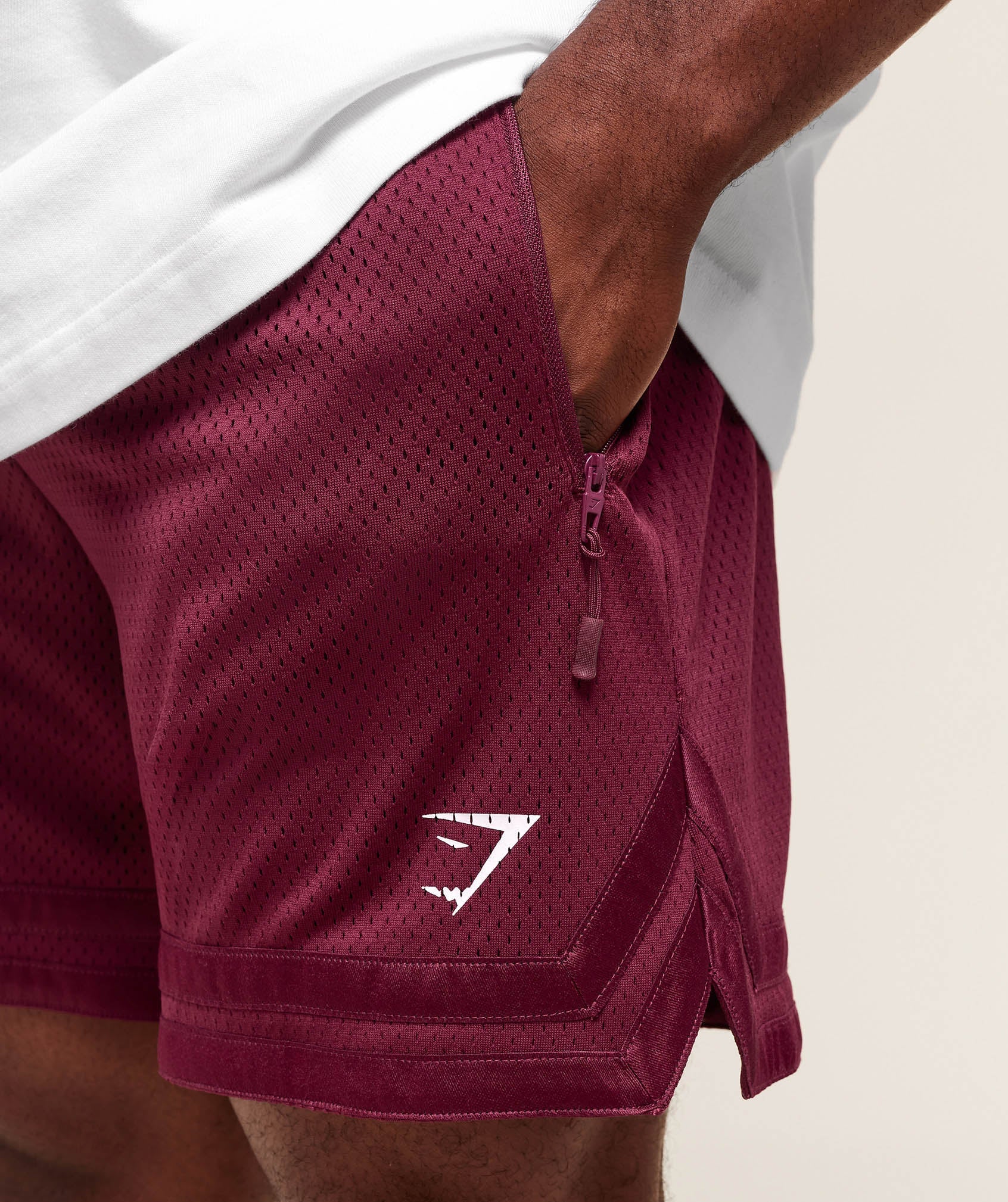 Gymshark Campus Mesh Shorts - Strong Pink