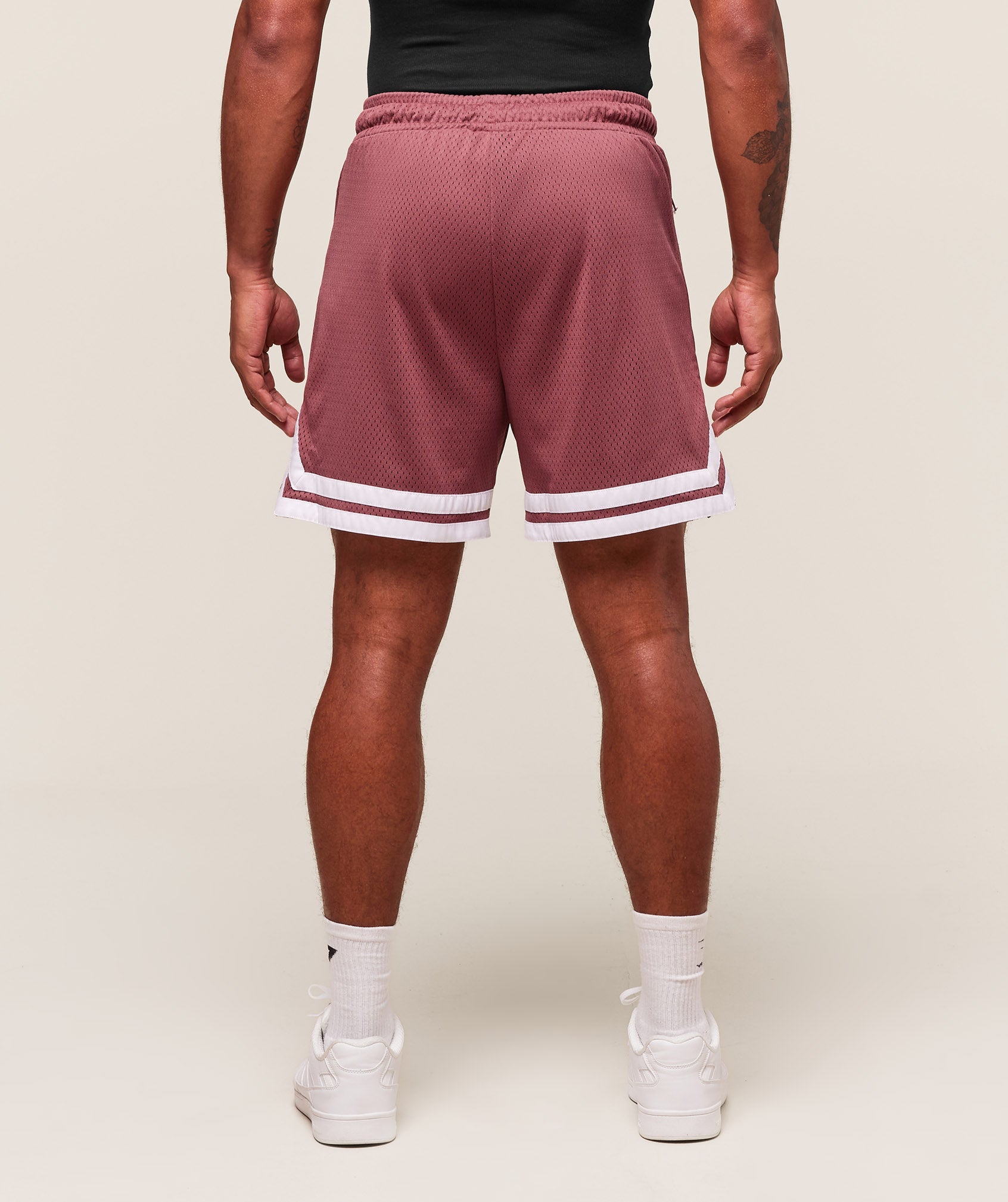 Gymshark Campus Mesh Shorts - Washed Berry Pink