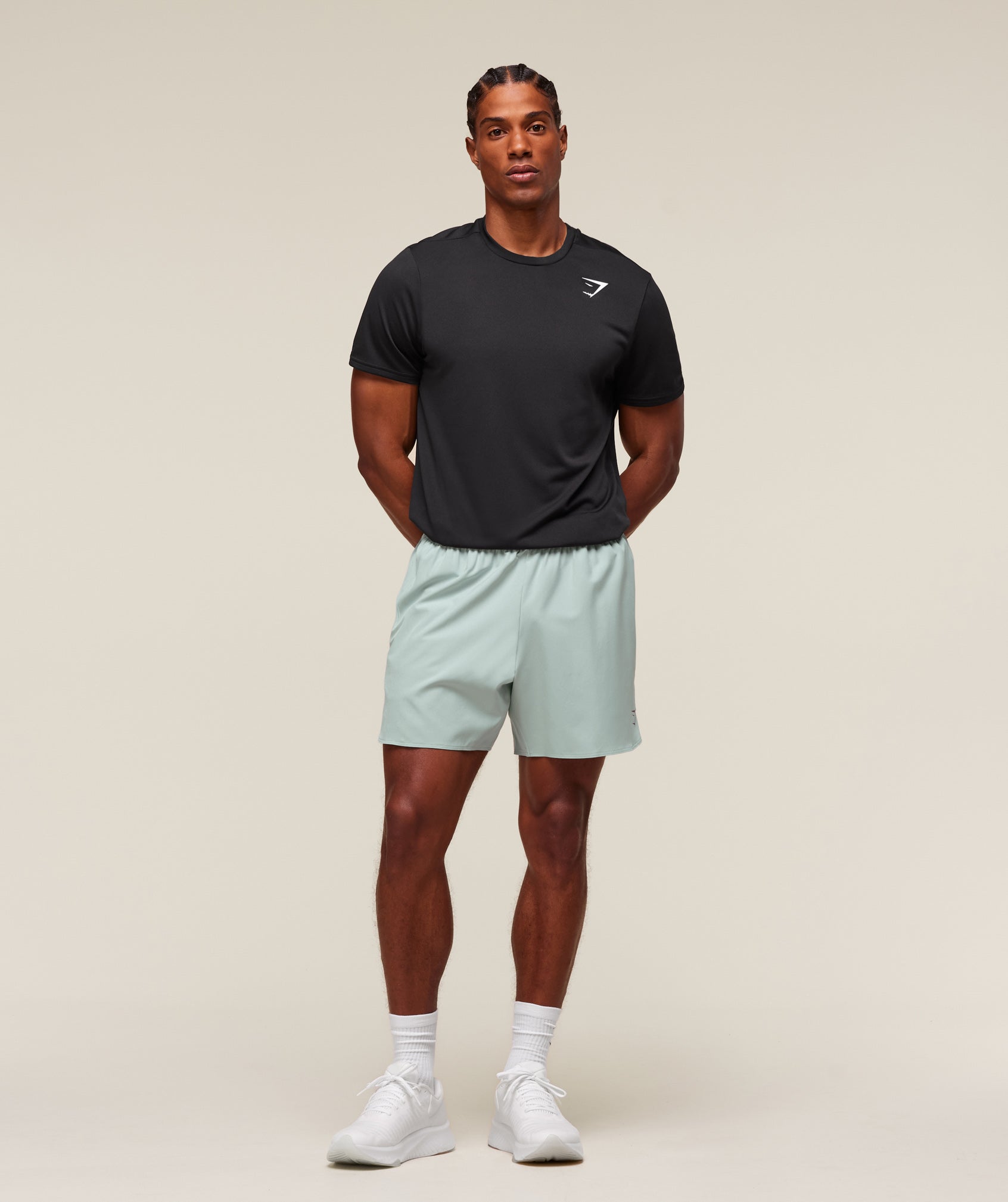 Gymshark Fit Repeat 6" Shorts - Morning Blue