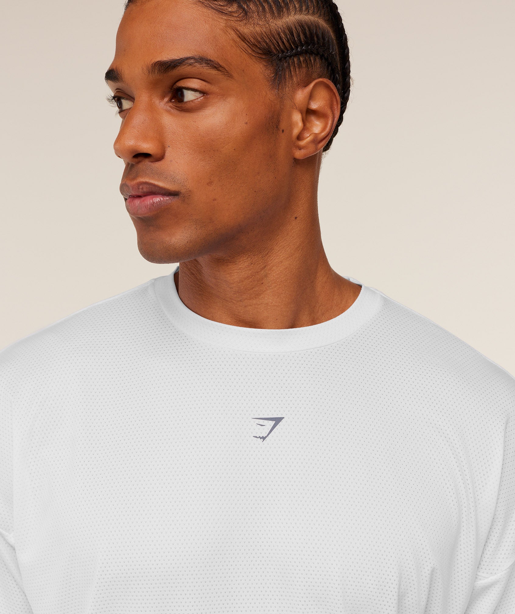 Gymshark Running Graphic T-Shirt - GS White