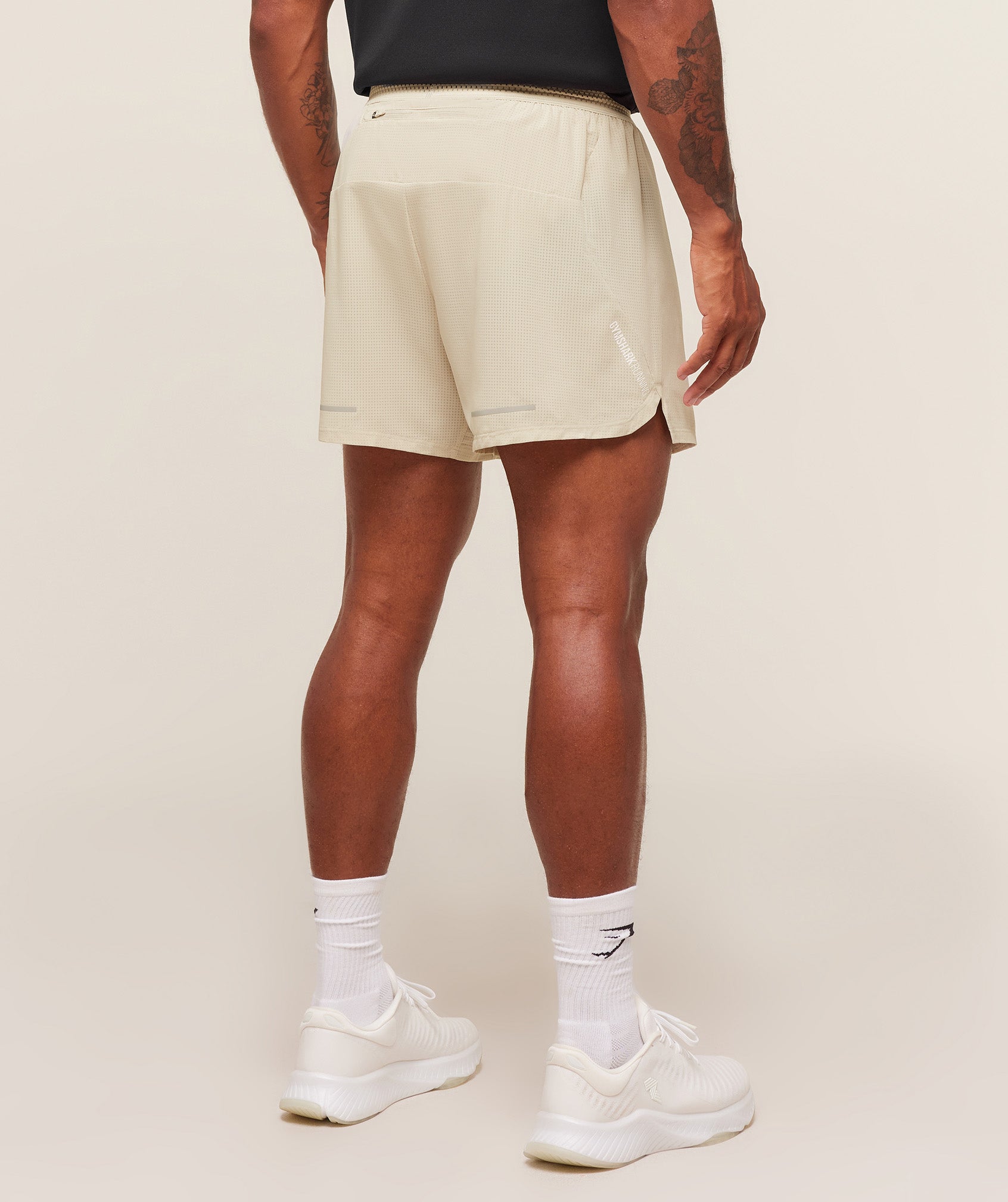 Gymshark Running 5" Shorts - Pebble Grey