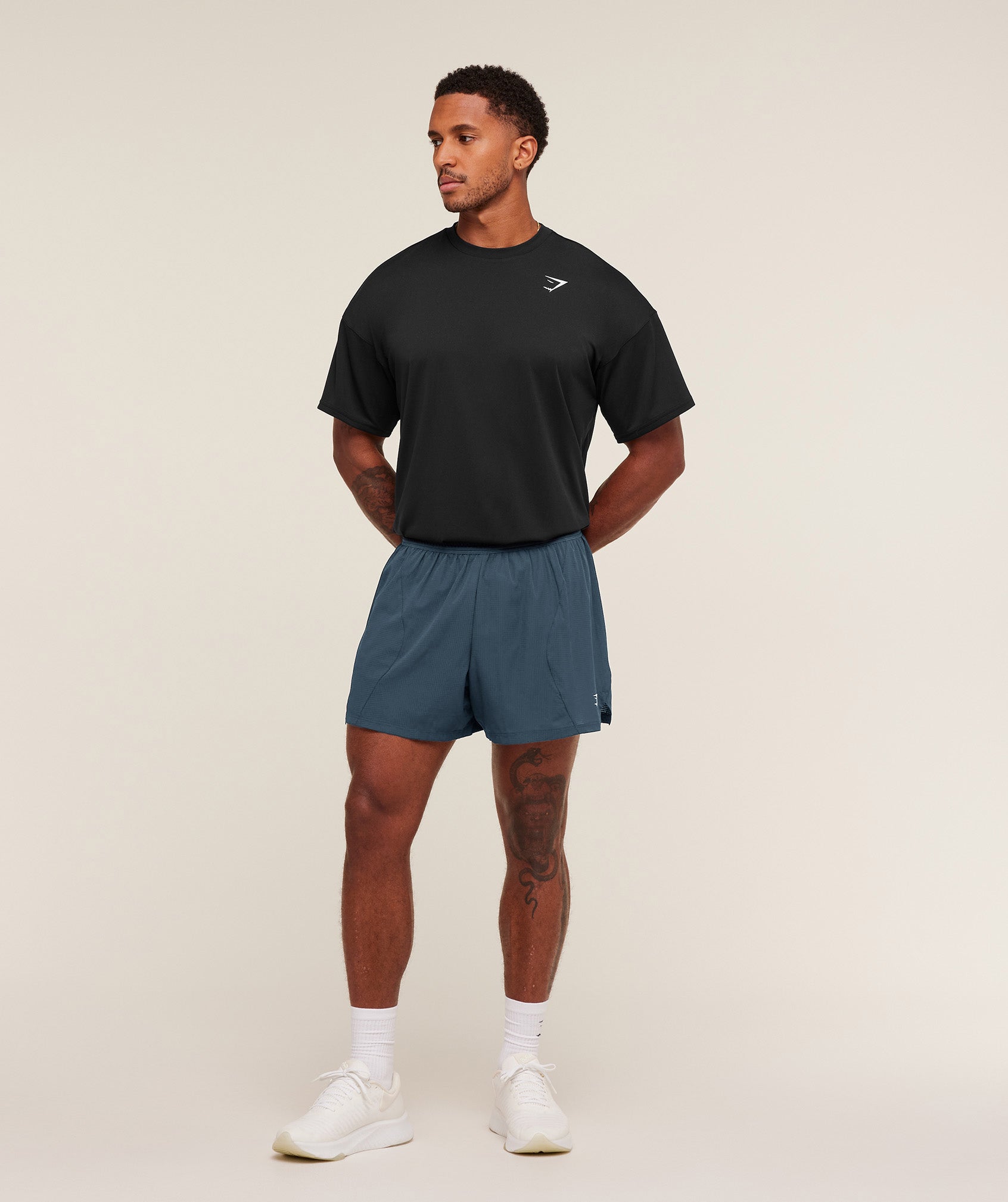 Gymshark Running 5" Shorts - GS Stealth Blue