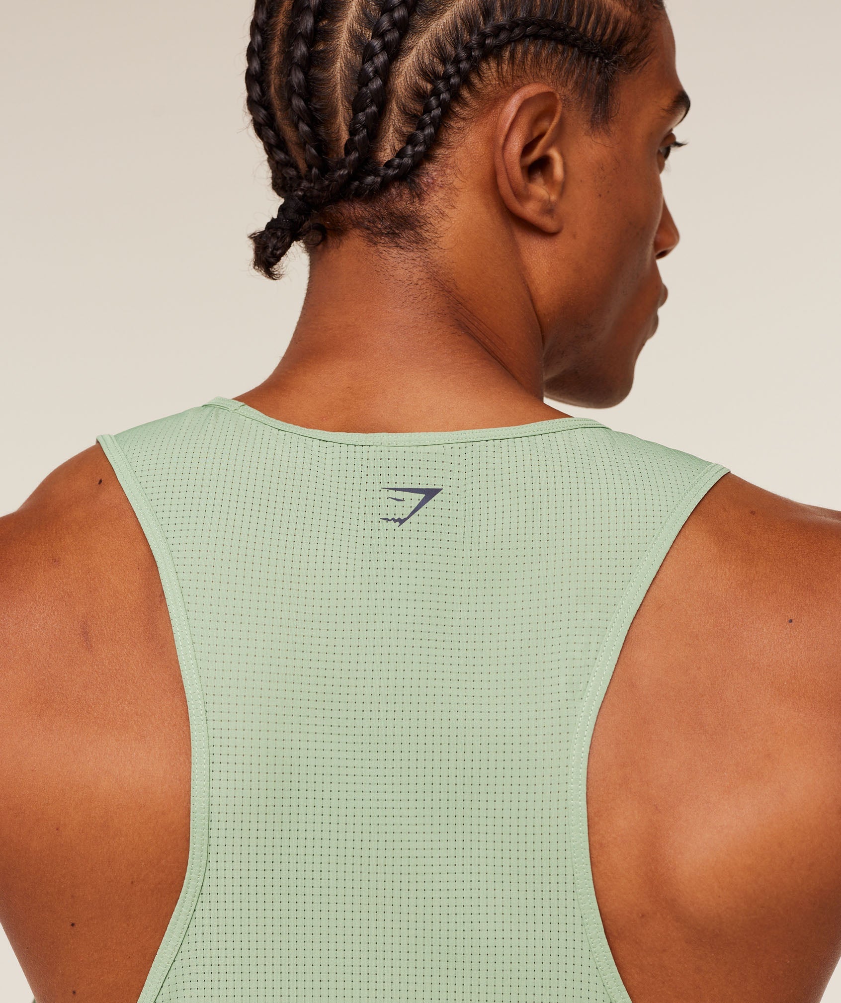 Gymshark Running Tank - GS Haze Green