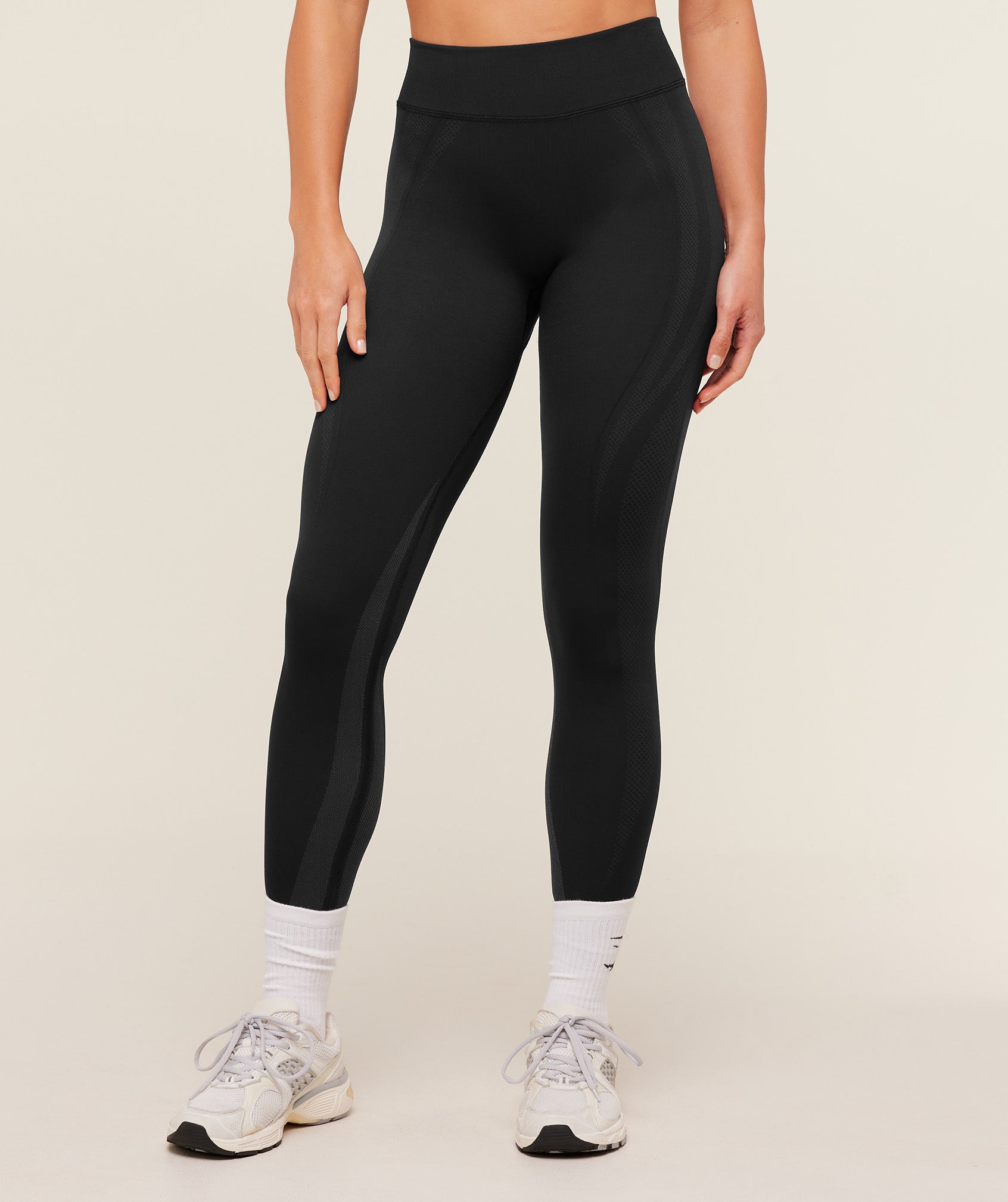 Gymshark Weekend Seamless Leggings - GS Black/GS Asphalt Grey