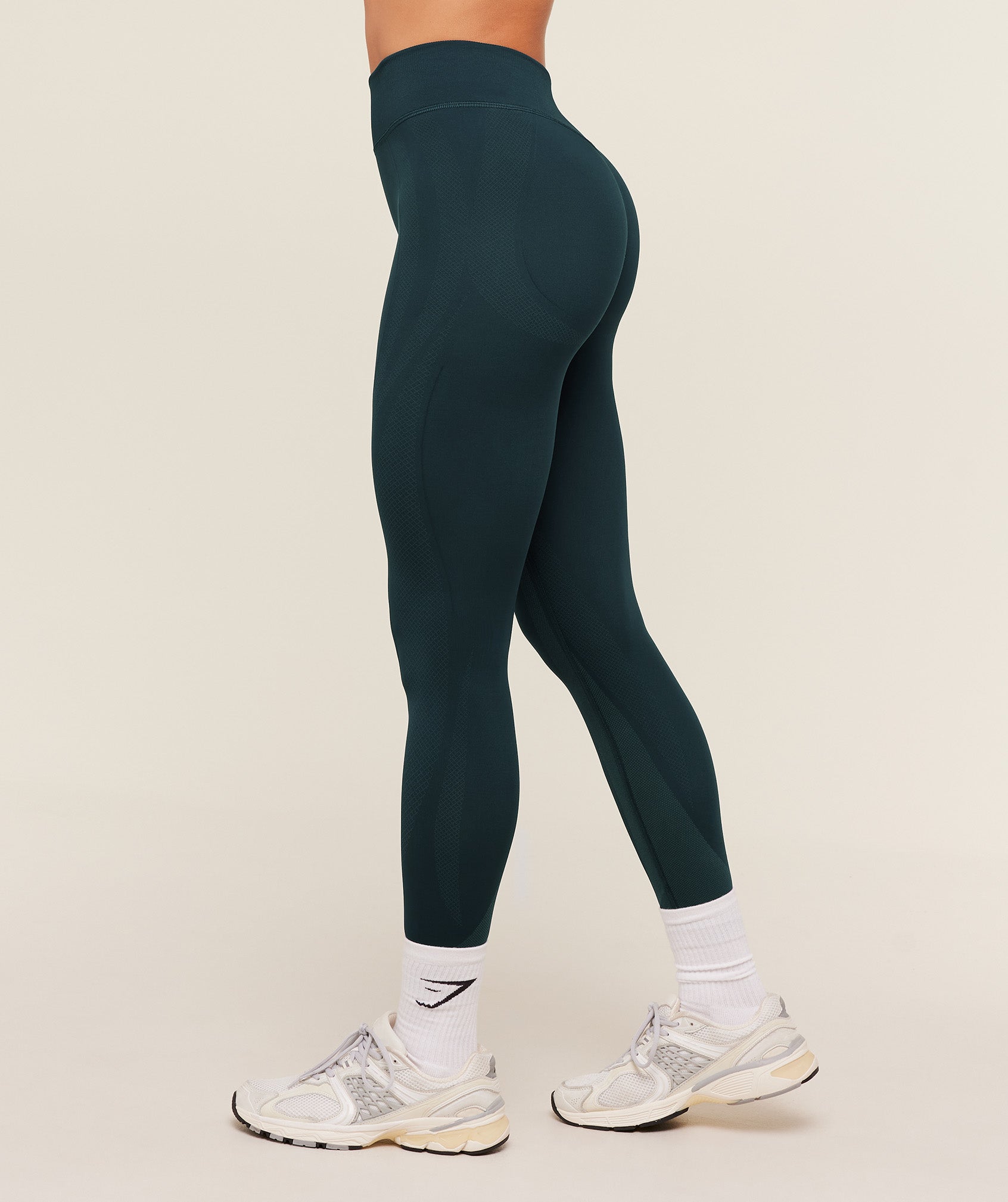 Gymshark Weekend Seamless Leggings - Deep Petrol Blue / Stealth Blue