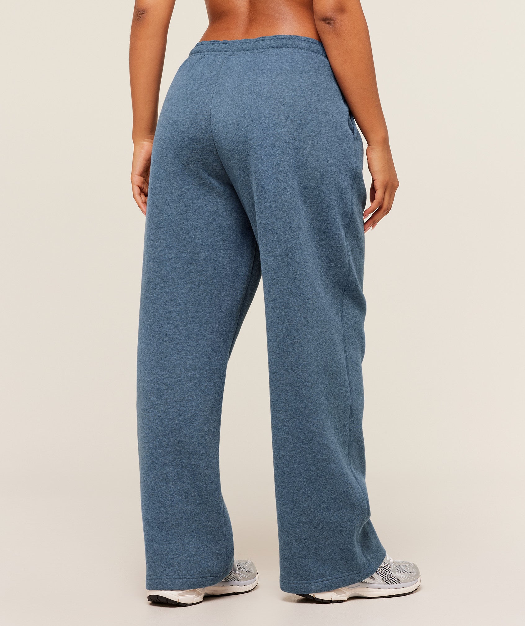 Gymshark Cosy Luxe Straight Leg Regular Joggers - Compound Blue Marl