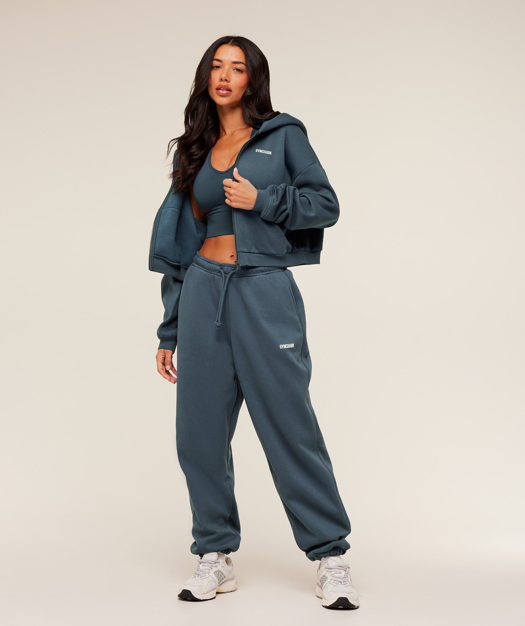 Gymshark Cosy Luxe Cuffed Joggers - GS Stealth Blue