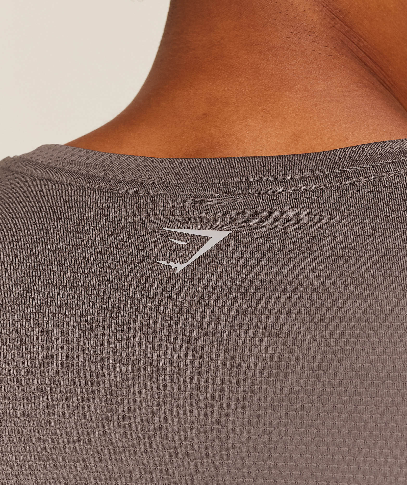 Gymshark Built For More T-Shirt - Cool Brown