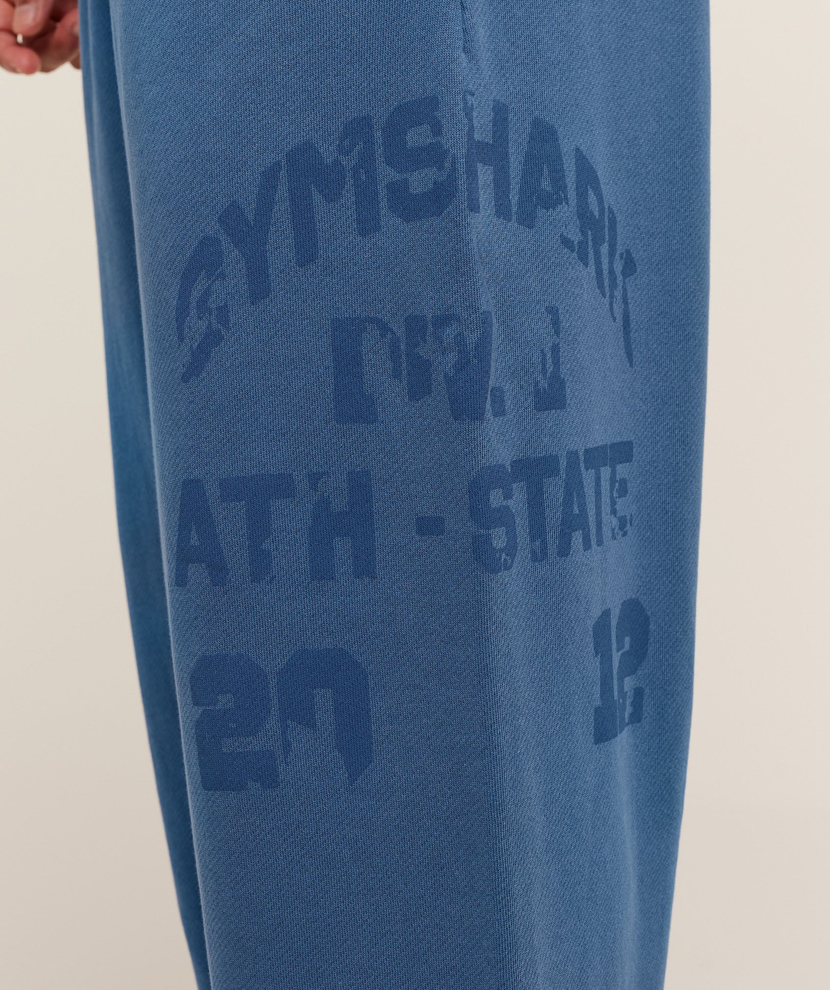 Gymshark Collegiate Washed Wide Leg Jogger - Compound Blue