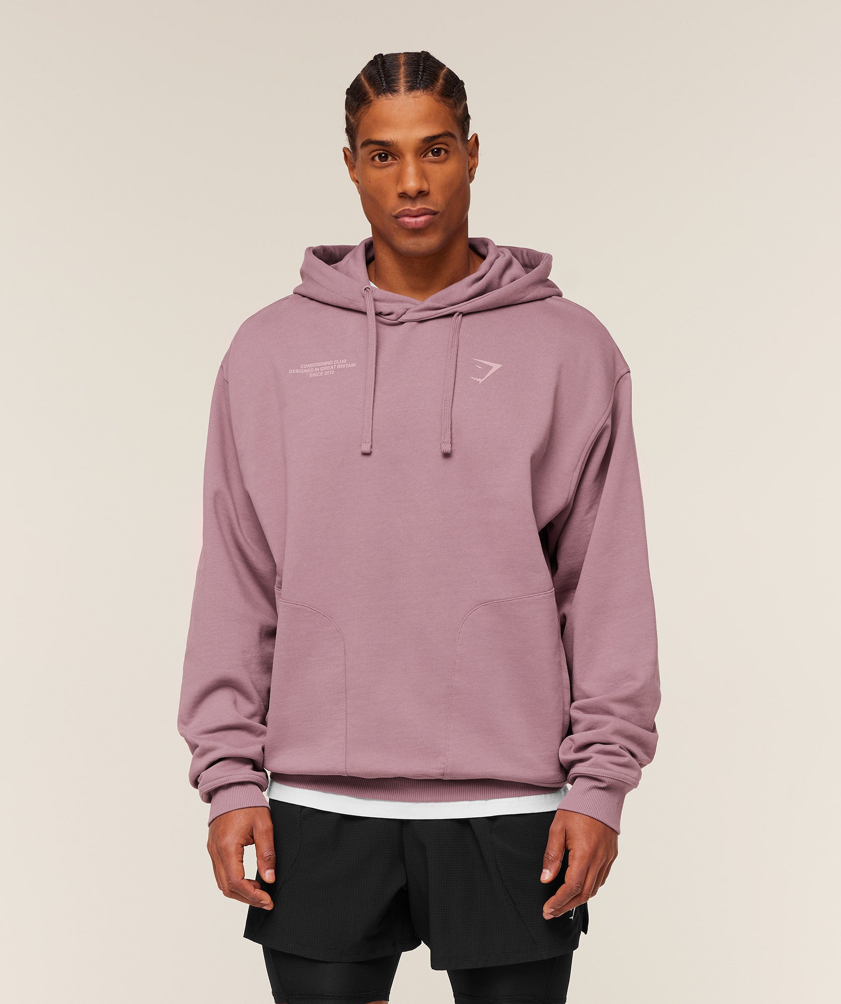 Gymshark Conditioning Club Hoodie - GS Calm Pink/GS Light Pink