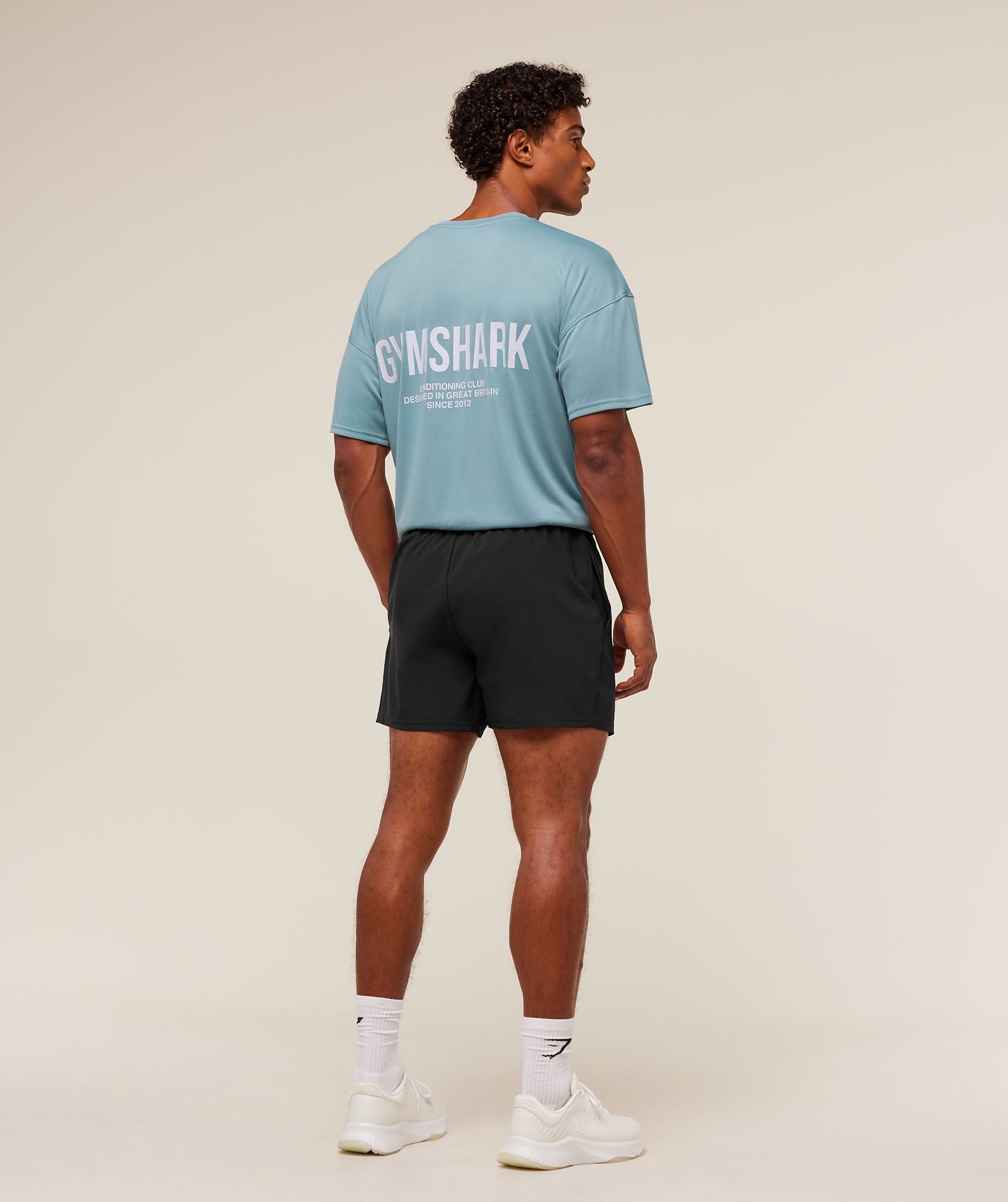 Gymshark Conditioning Club Oversized T-Shirt - Bench Blue