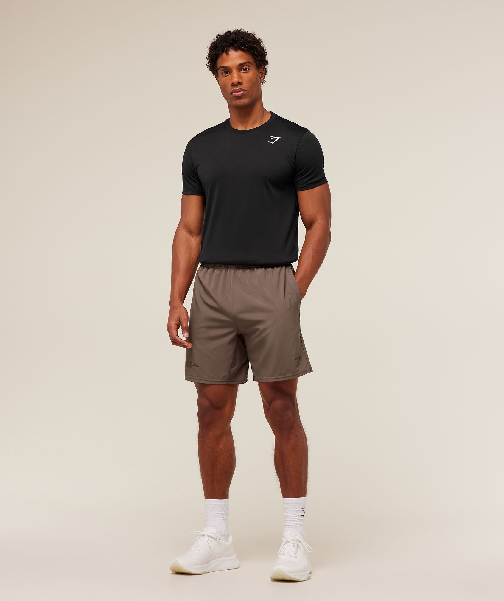 Gymshark Conditioning Club Shorts - Soft Brown/Archive Brown