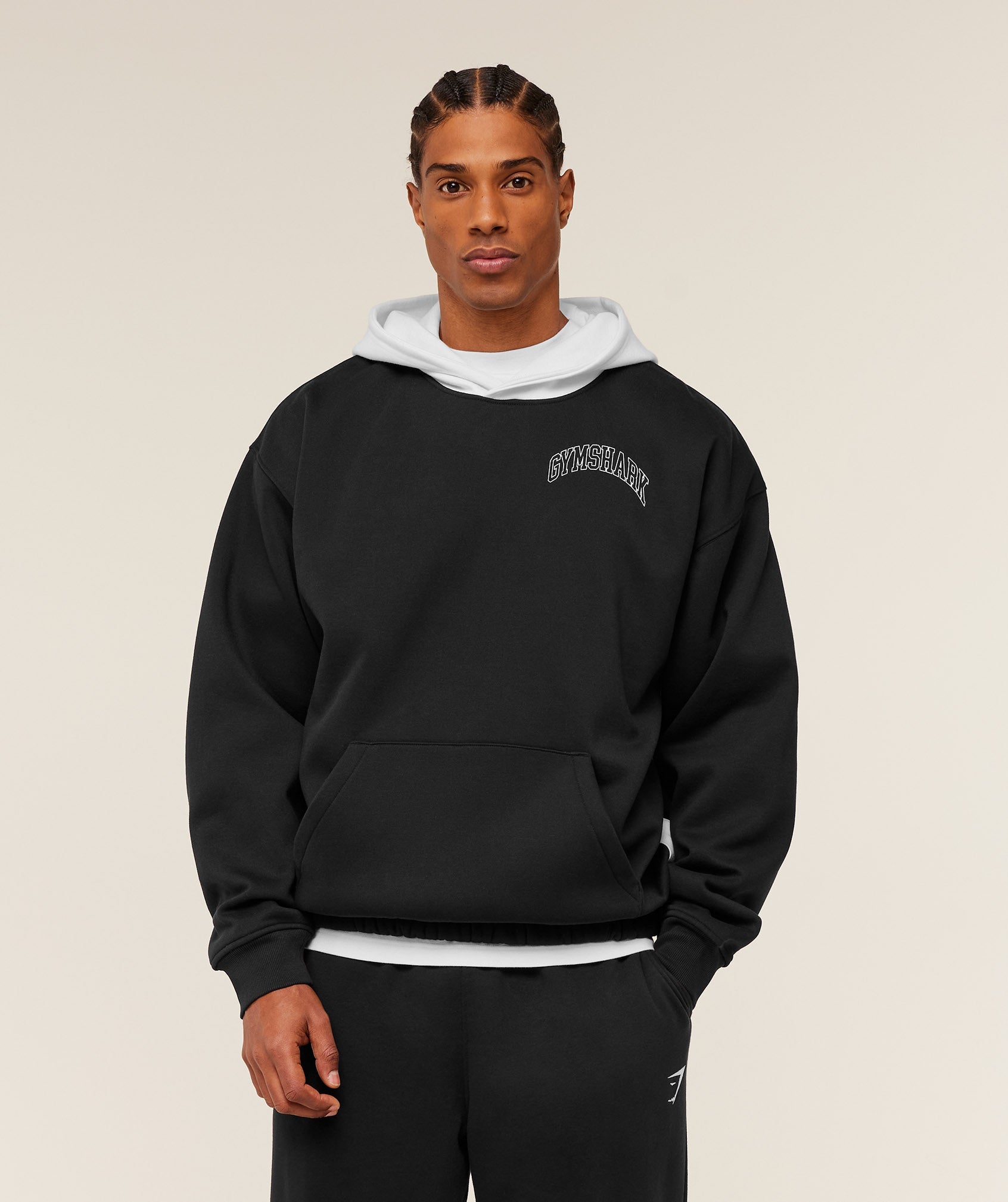 Gymshark Collegiate Tech Hoodie - GS Black