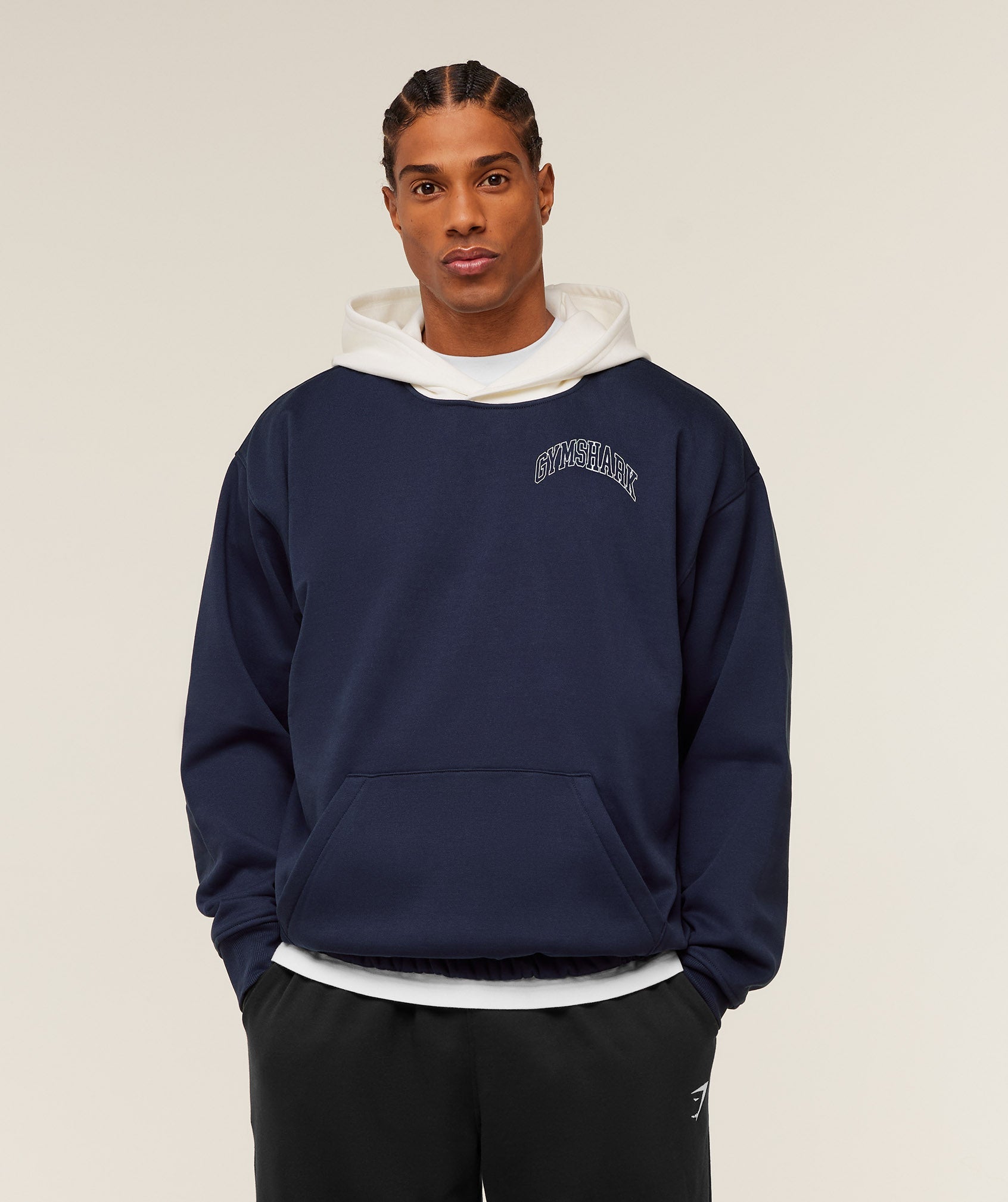 Gymshark Collegiate Tech Hoodie - Heavy Blue