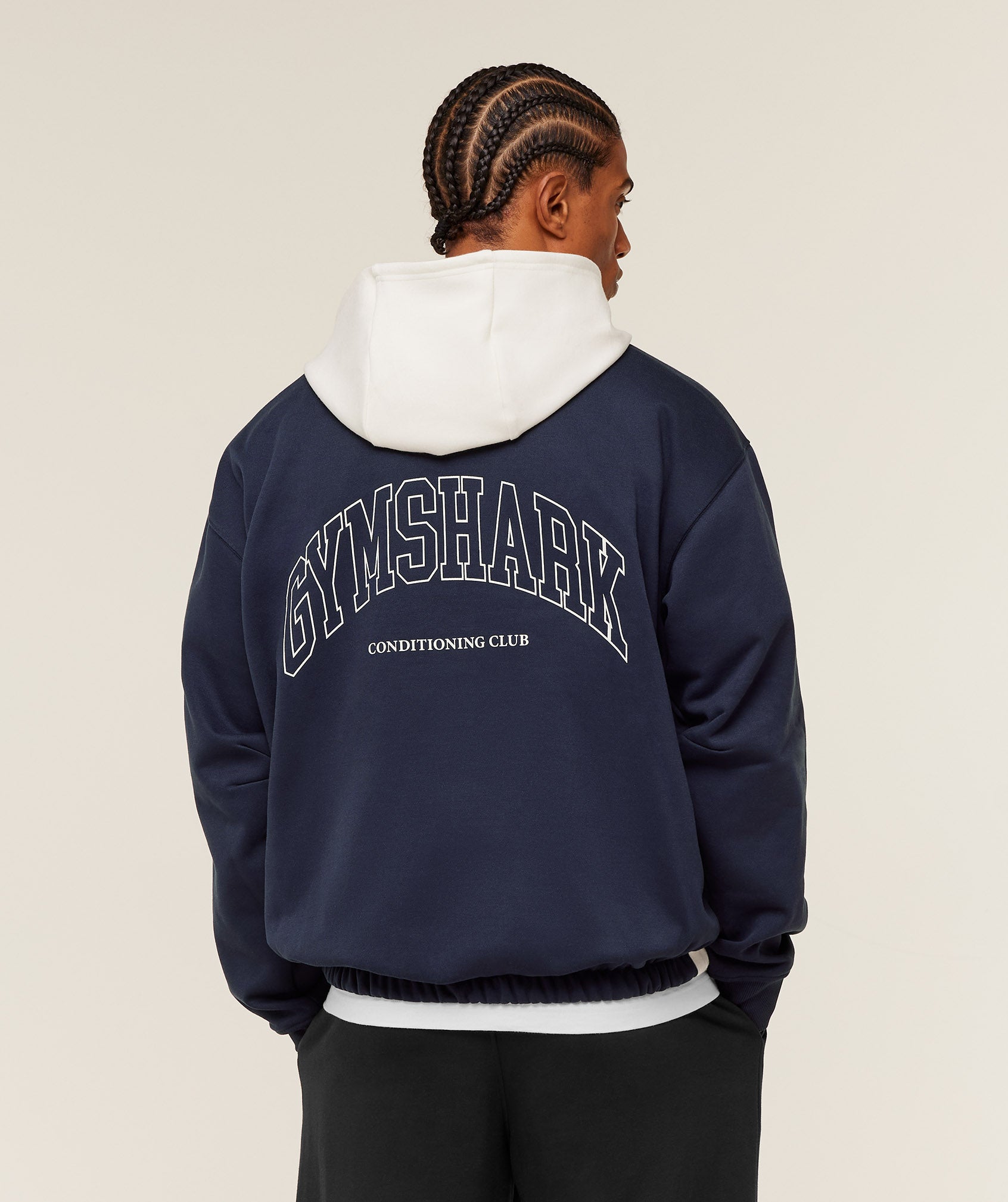 Gymshark Collegiate Tech Hoodie - Heavy Blue