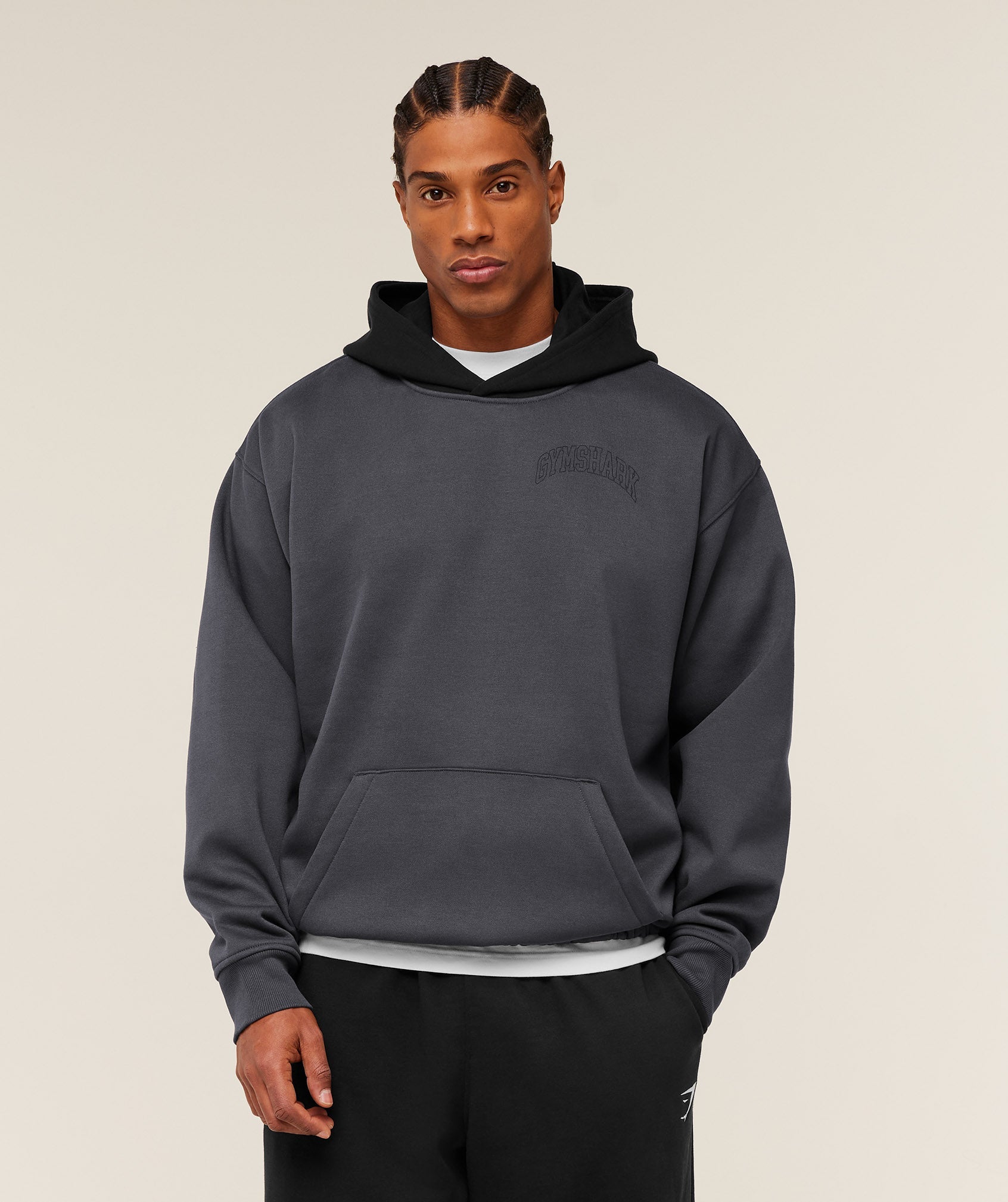 Gymshark Collegiate Tech Hoodie - Onyx Grey