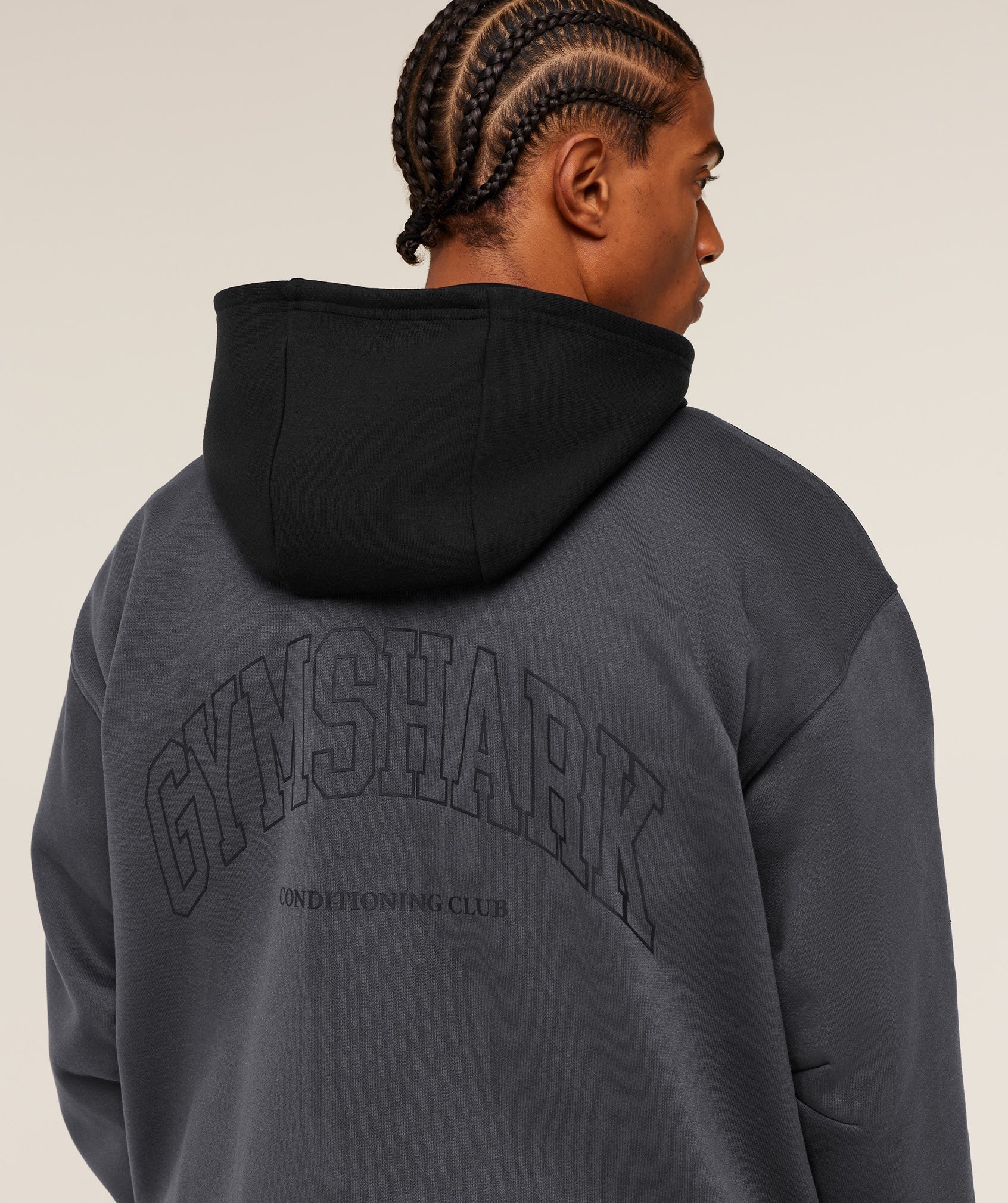 Gymshark Collegiate Tech Hoodie - Onyx Grey