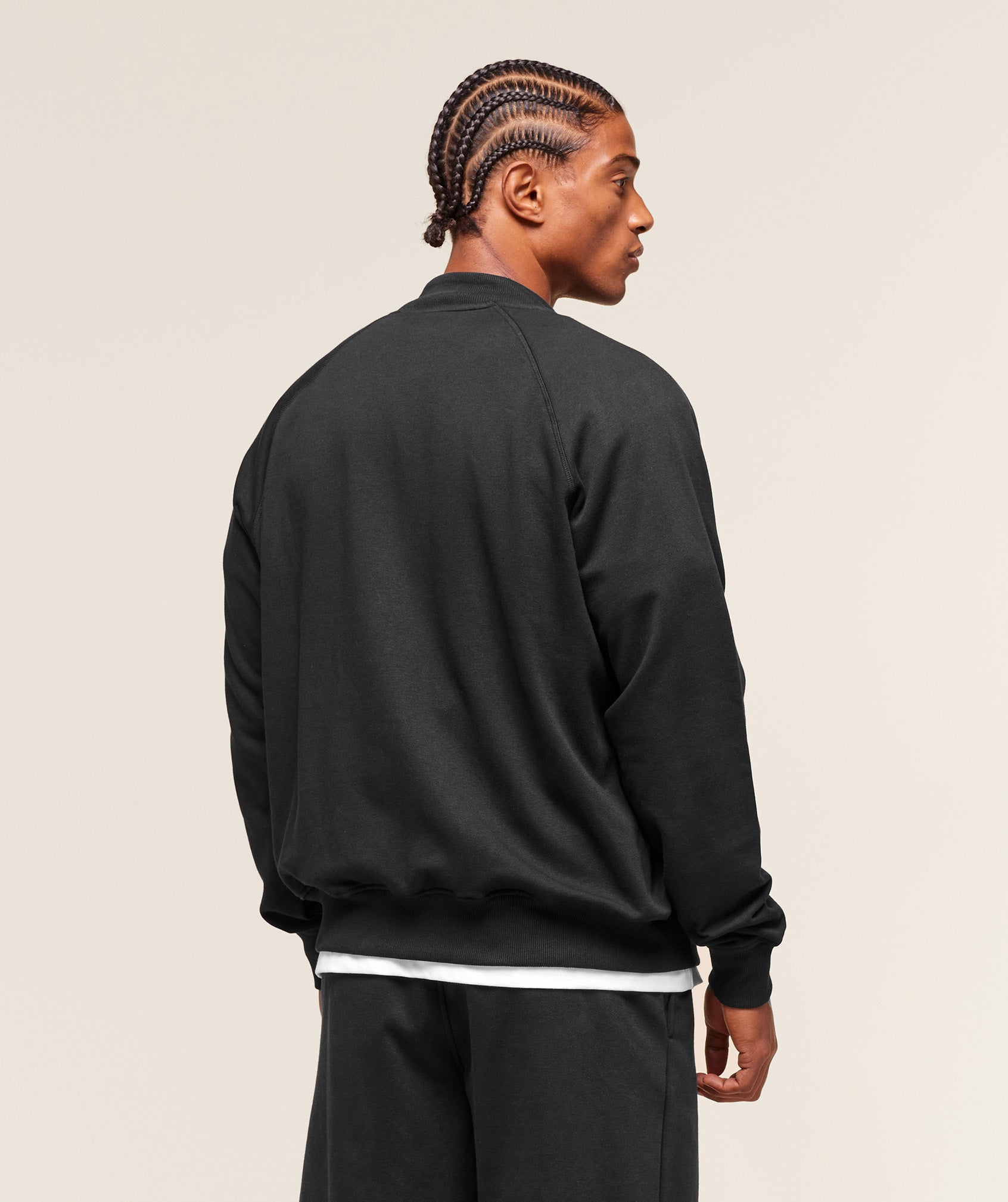Gymshark Crest Oversized Track Jacket - Black