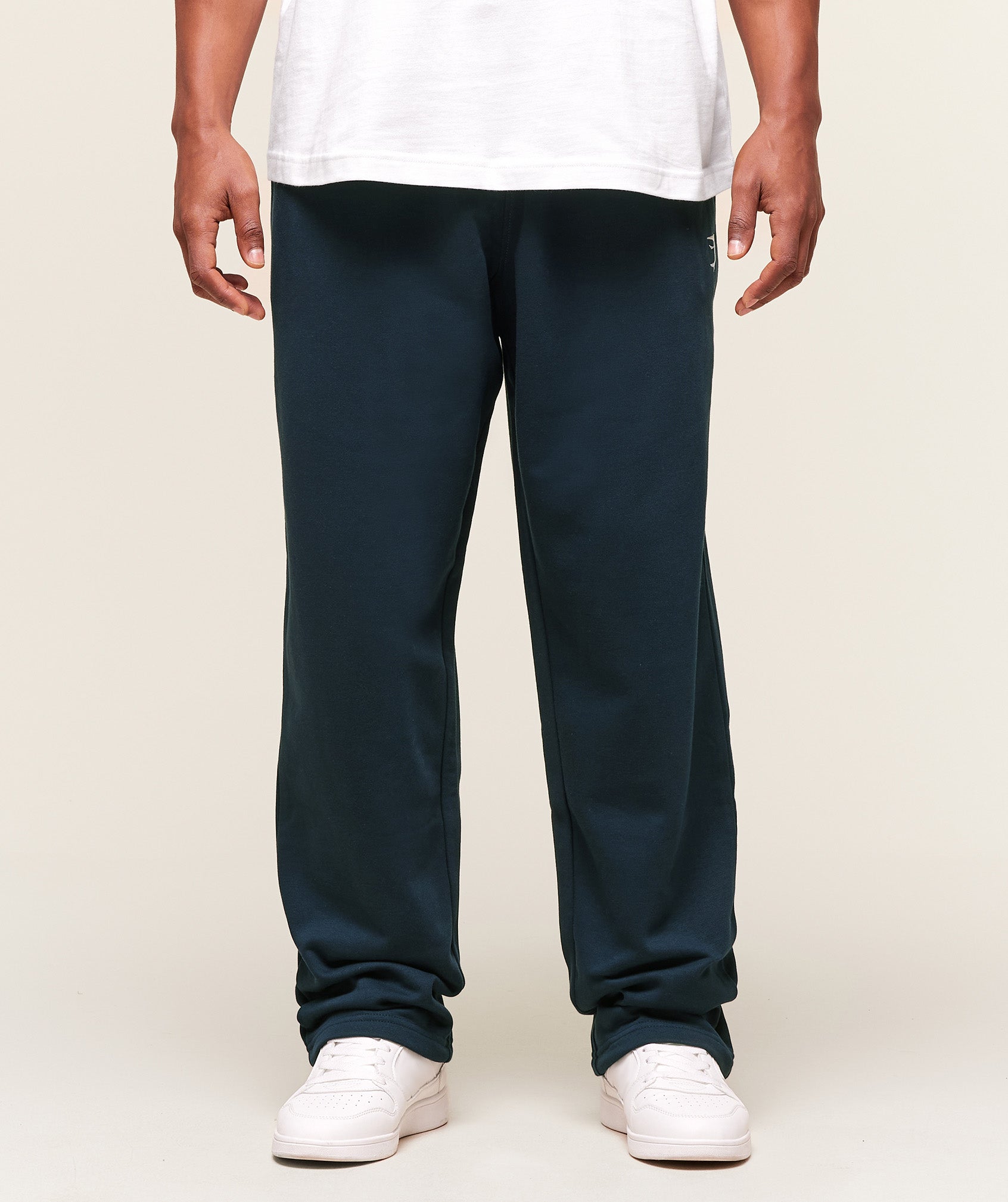 Gymshark Crest Straight Leg Joggers - Navy