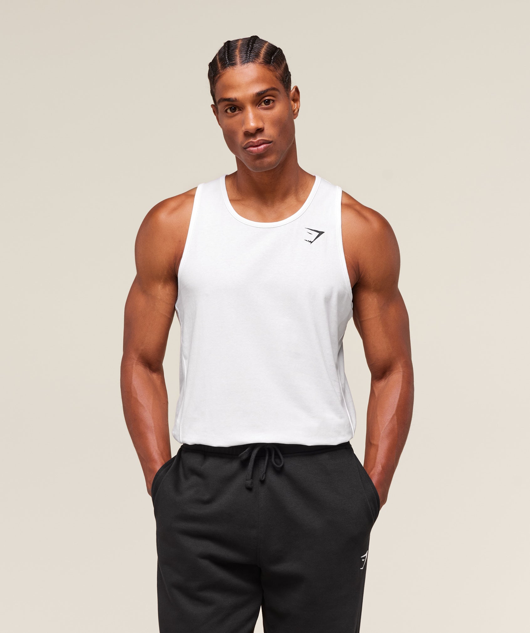 Gymshark Critical Tank - White