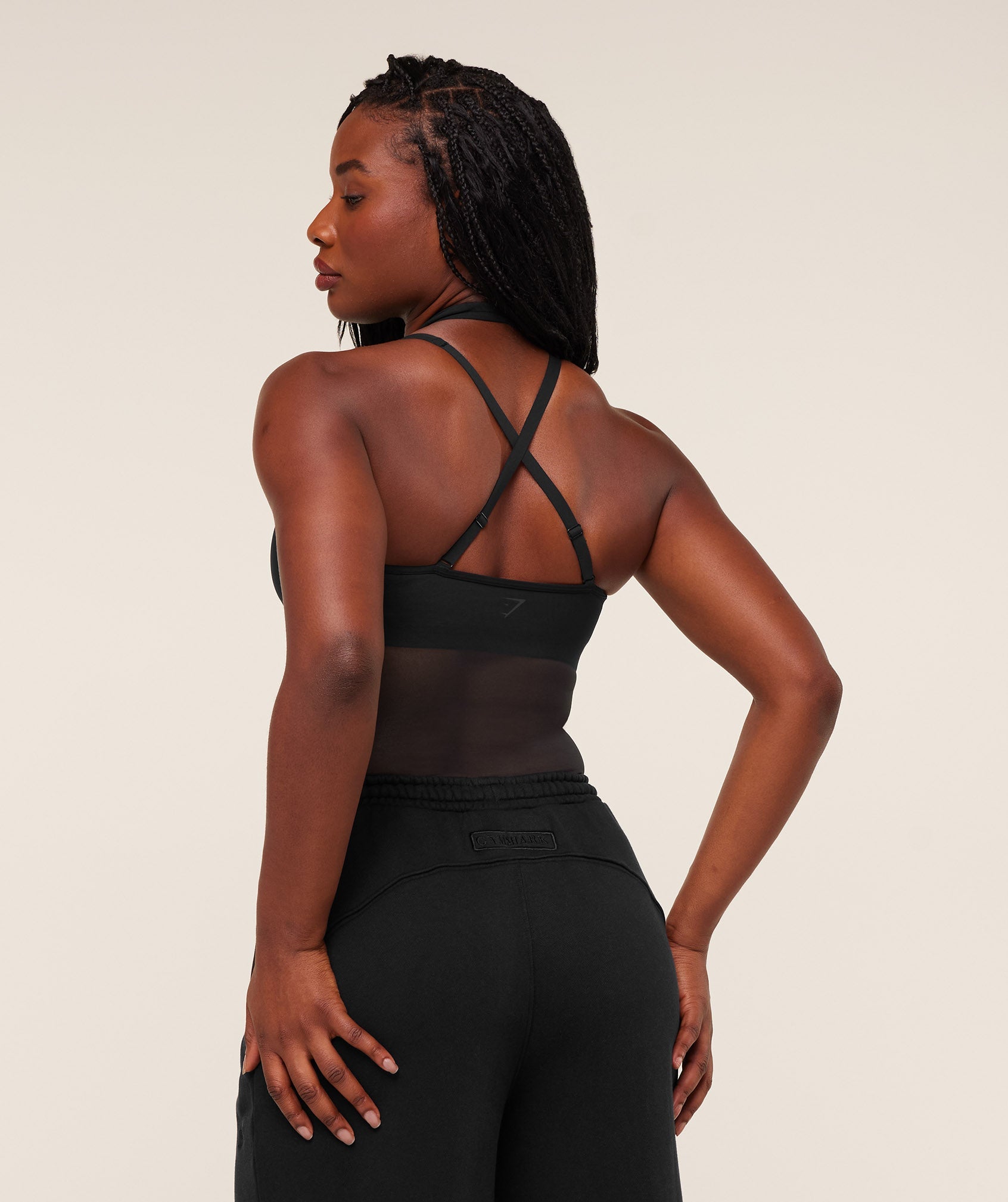 Gymshark Dark Energy Mesh Tank - GS Black