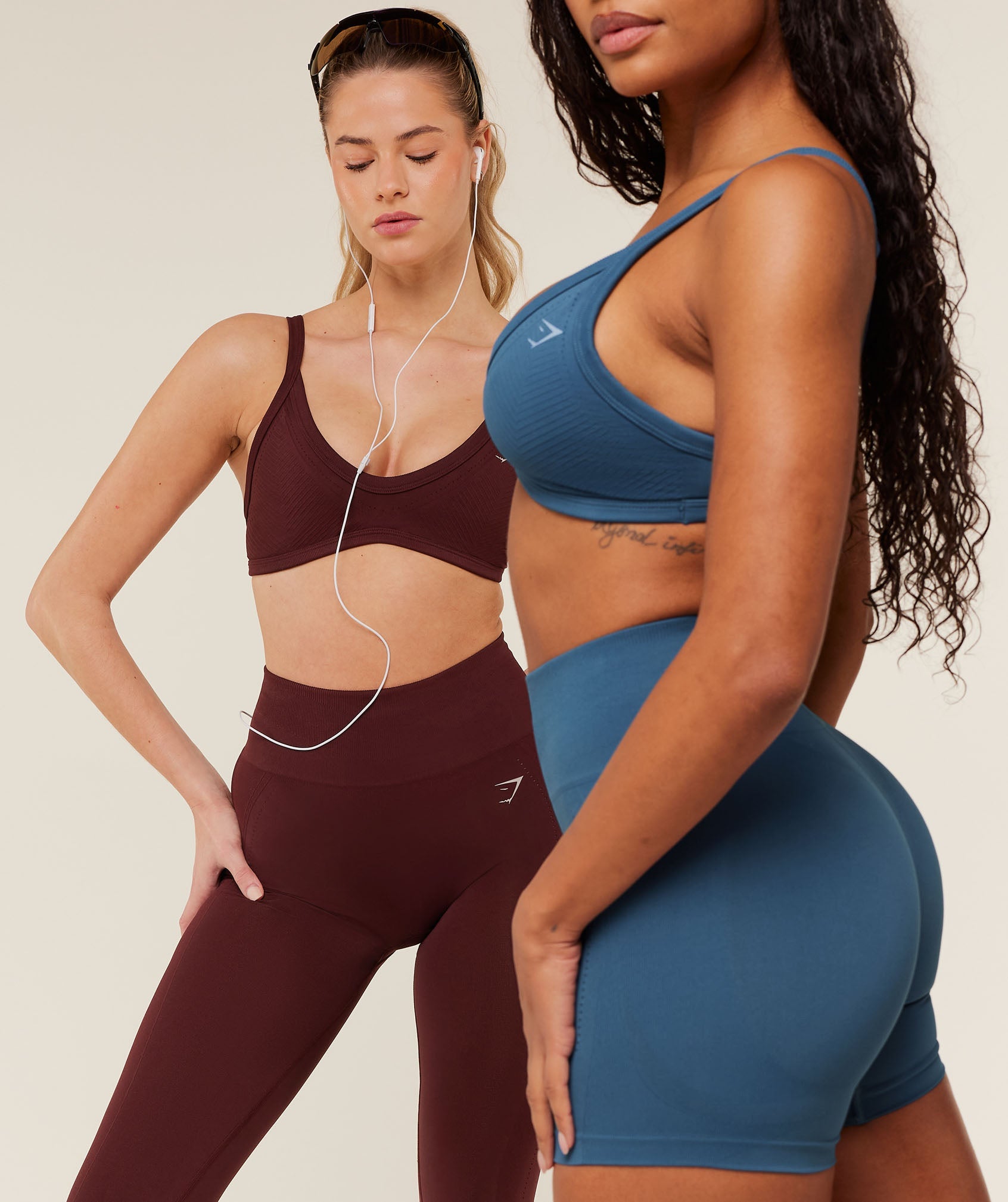Gymshark Energise Seamless Shorts - Compound Blue