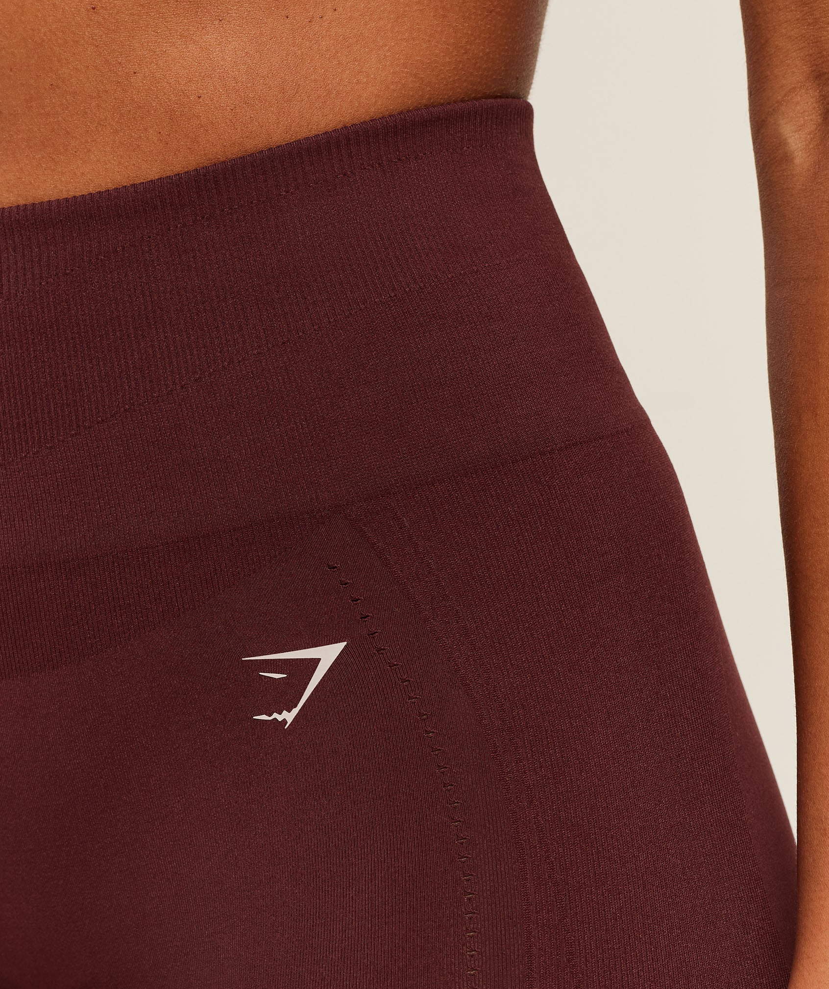Gymshark Energise Seamless Shorts - Rich Maroon