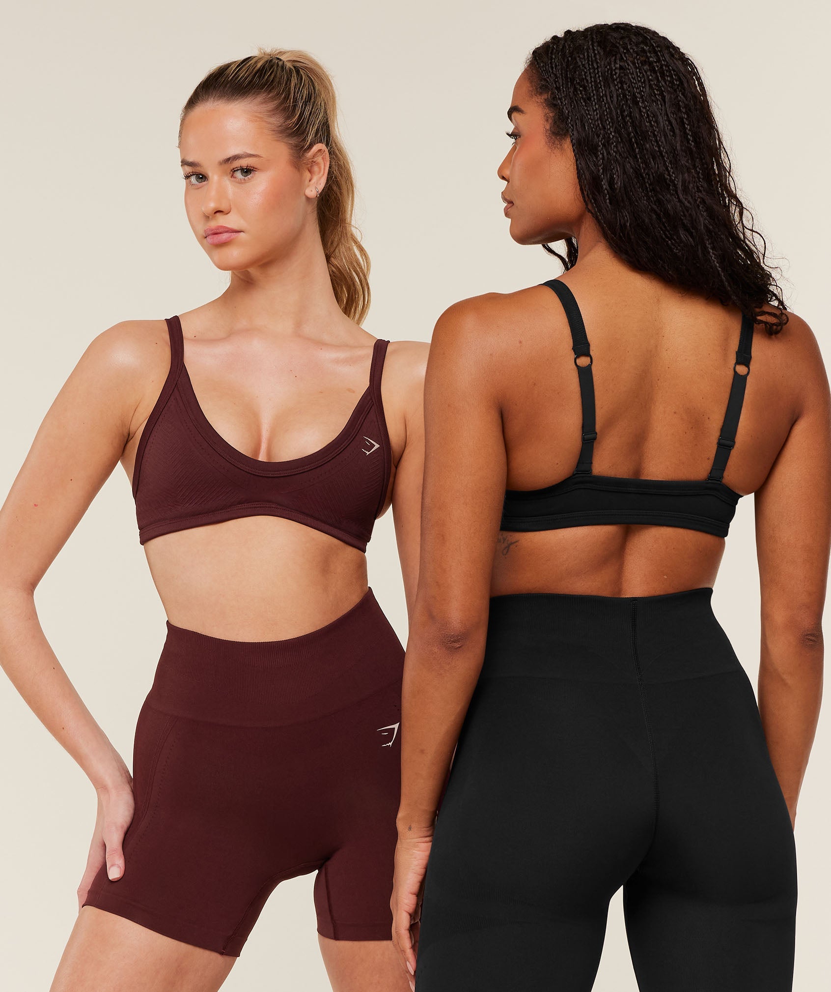 Gymshark Energise Seamless Shorts - Rich Maroon