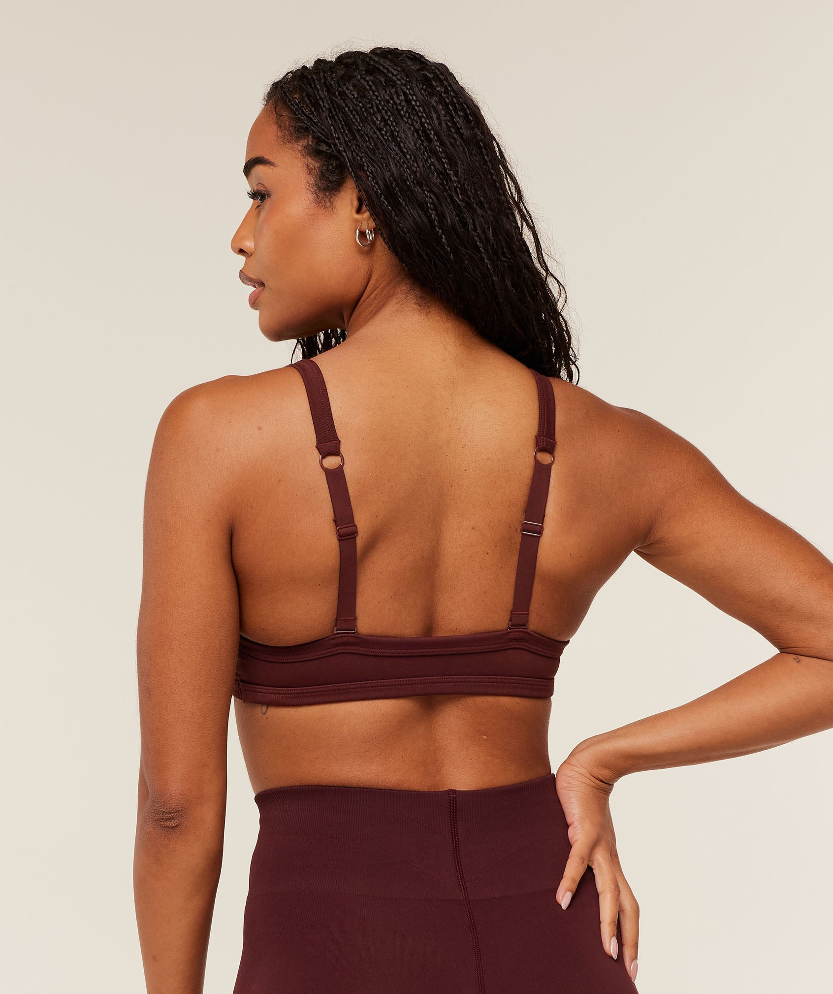 Gymshark Energise Seamless Sports Bra - Rich Maroon