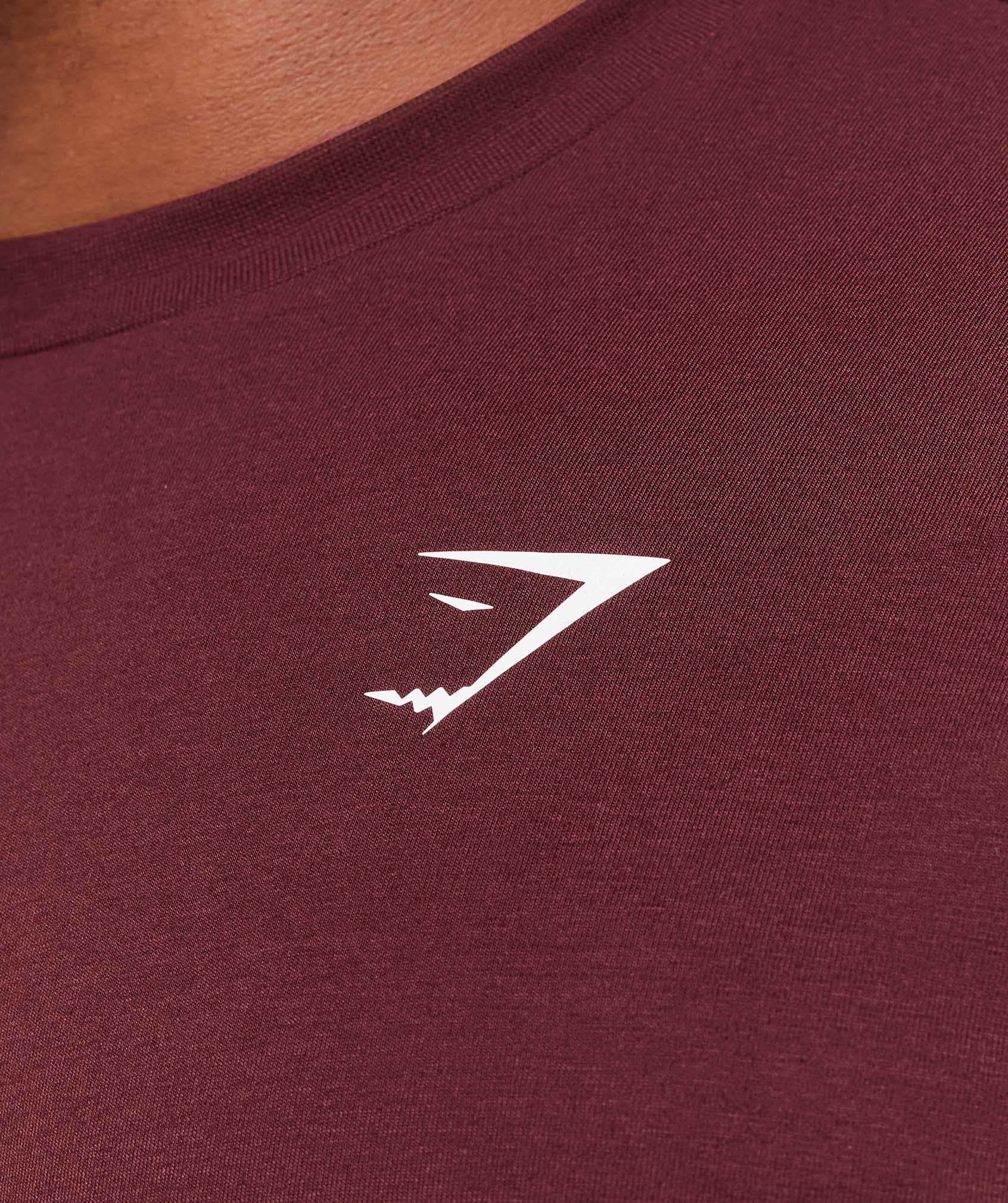 Gymshark Essential Oversized T-Shirt - Rich Maroon