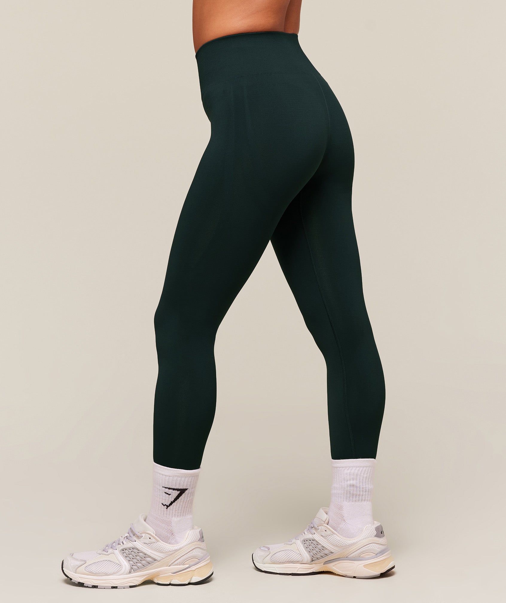 Gymshark Everyday Seamless Graphic Leggings - Darkest Teal