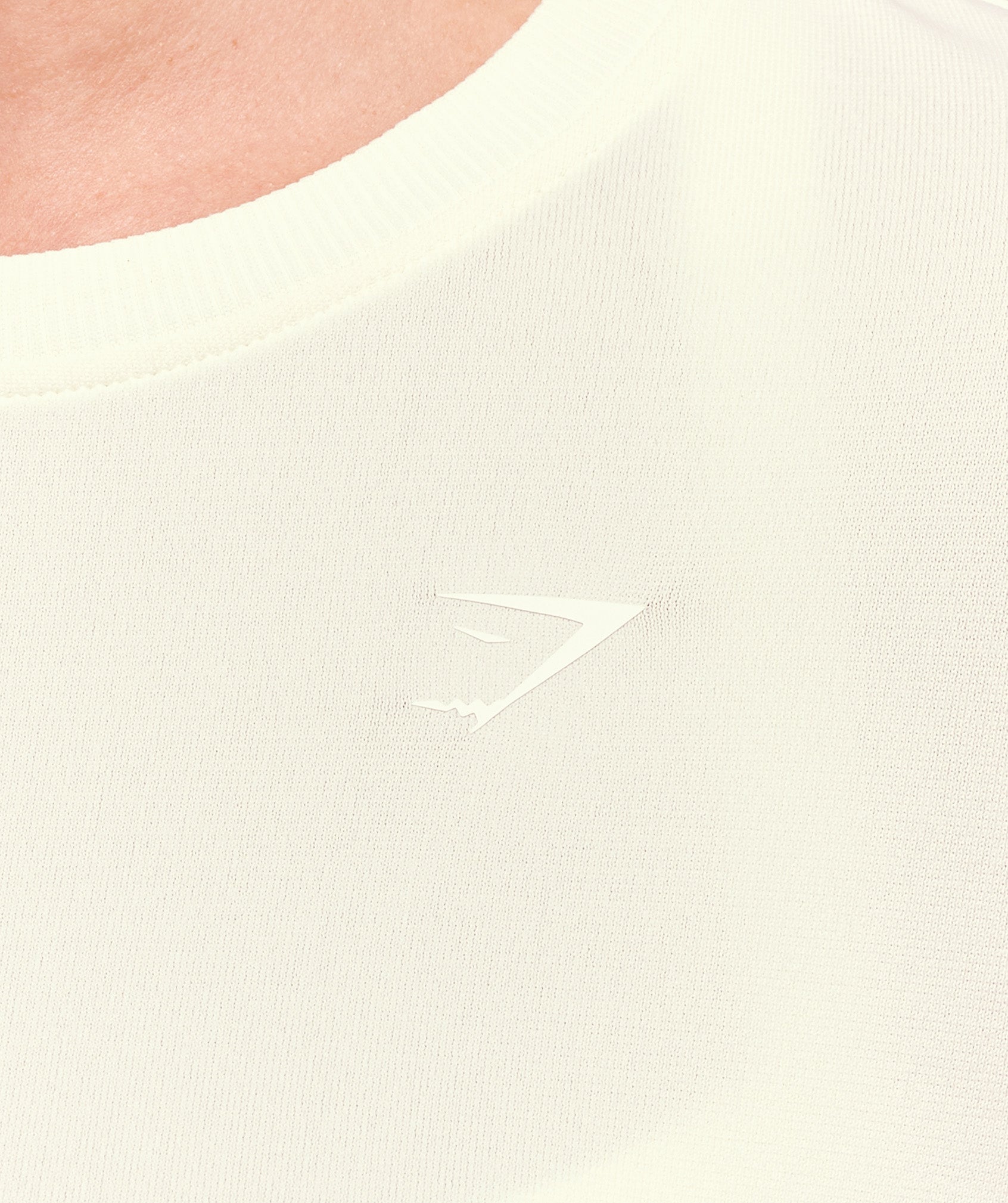 Gymshark Everyday Seamless Long Sleeve Top - Soft White