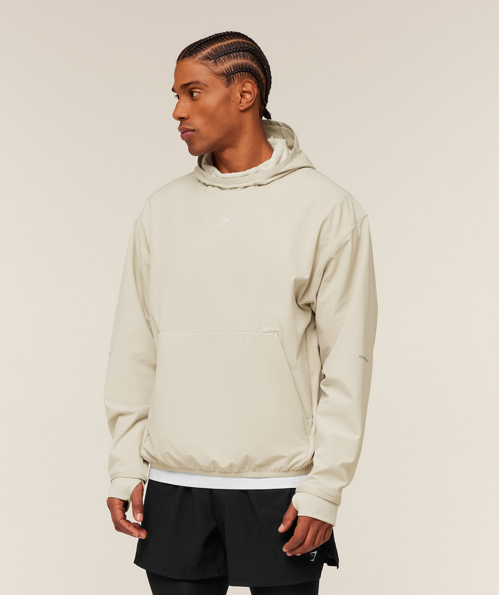 Gymshark Find Your Speed Hoodie - Pebble Grey