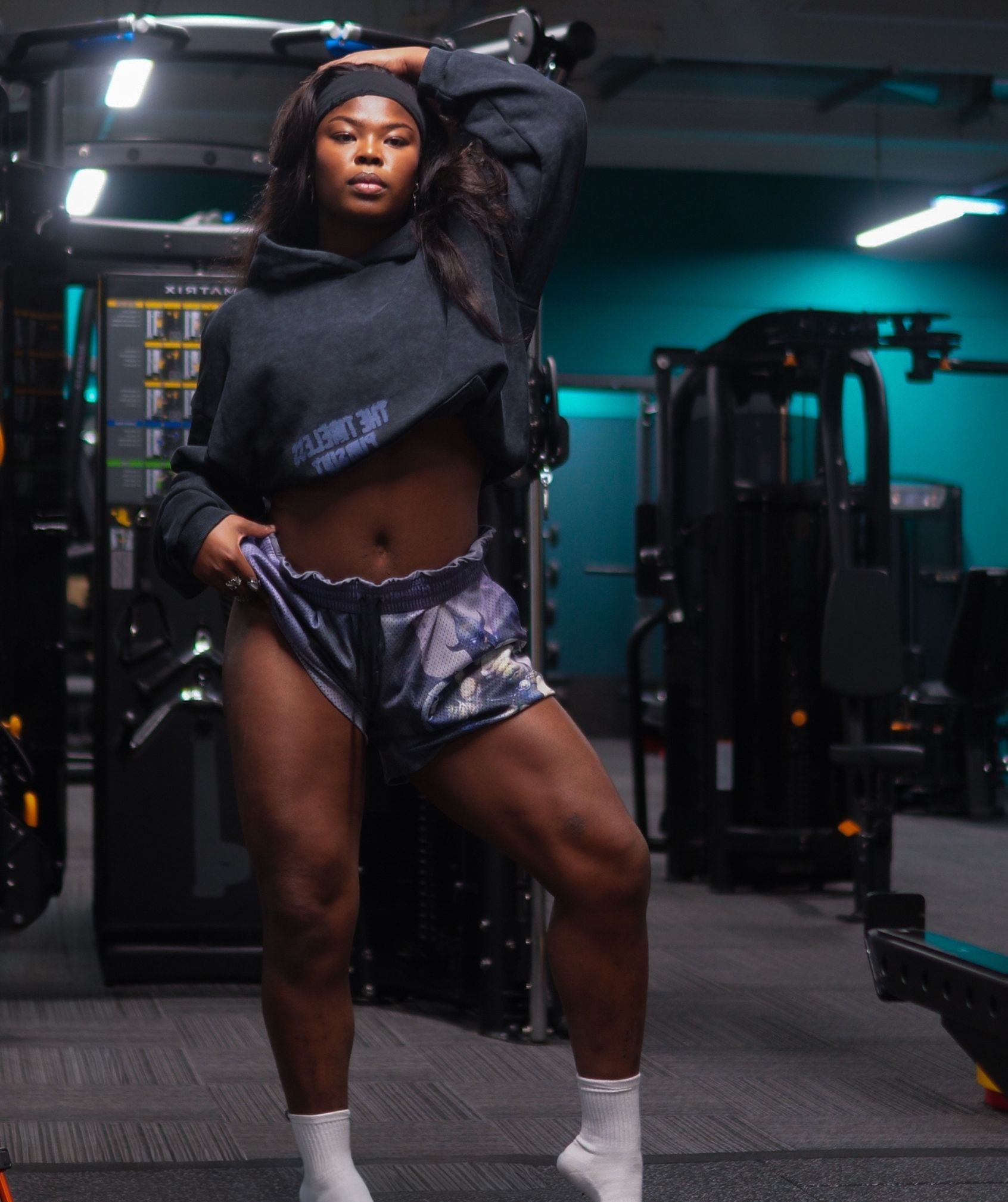 Gymshark Power x Frazetta Graphic Shorts - Steady Purple