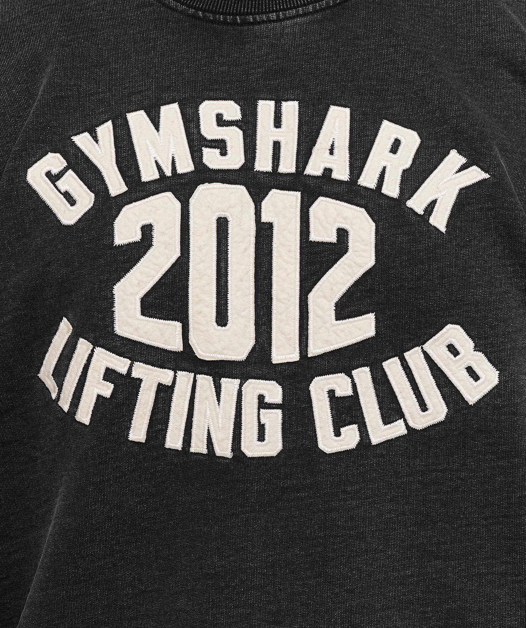 Gymshark 2012 Lifting Club Crew - Black