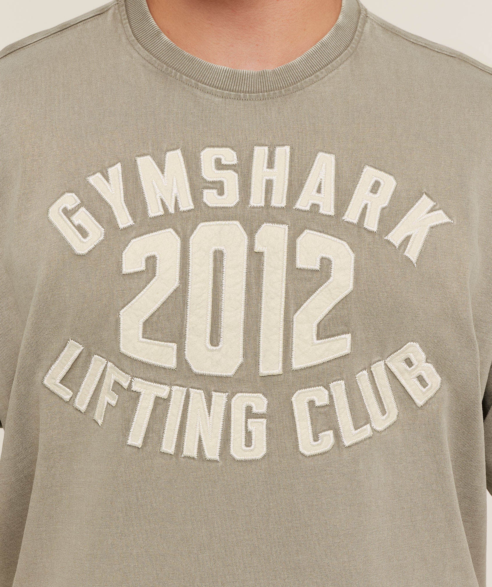 Gymshark 2012 Lifting Club T-Shirt - Linen Brown