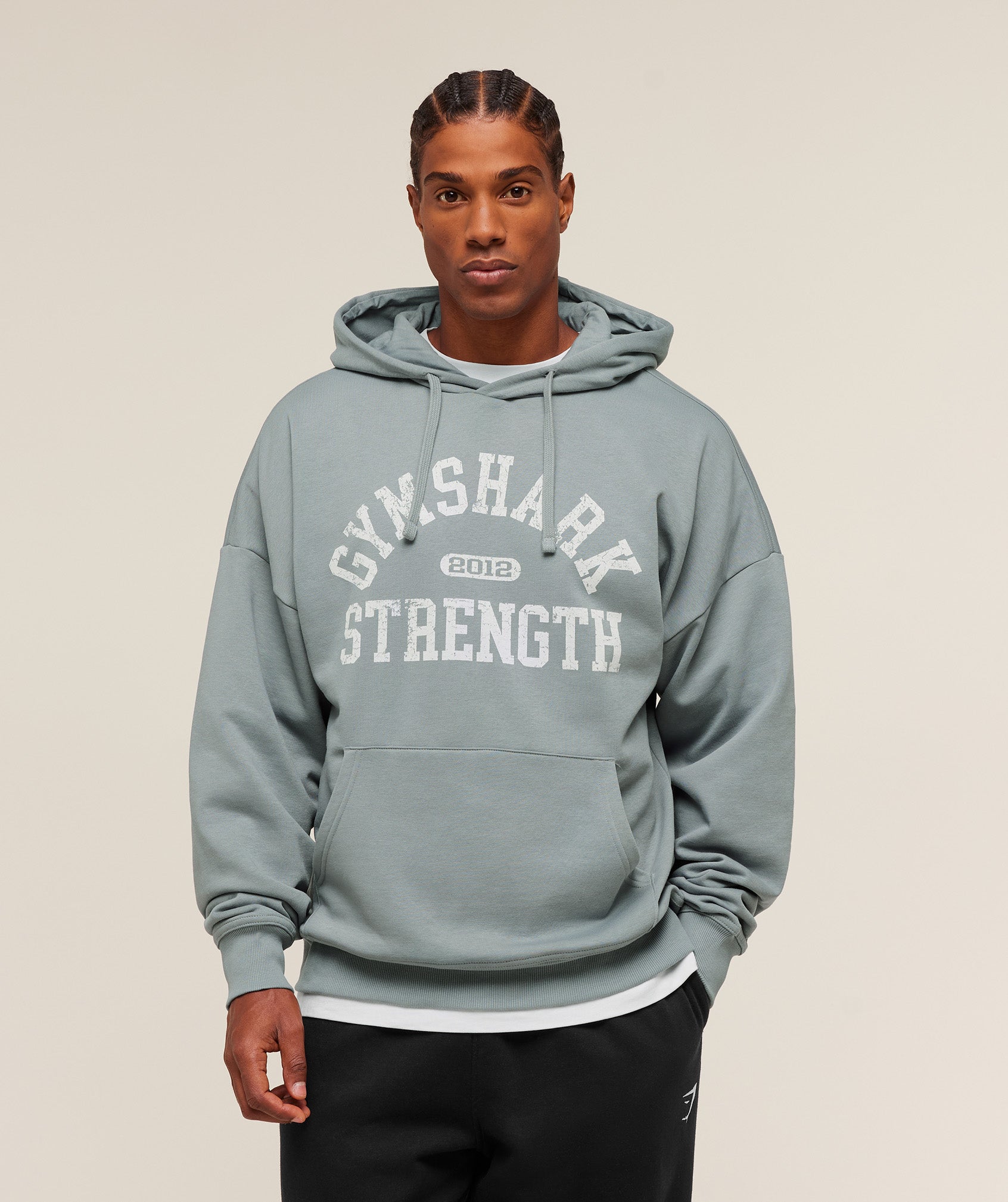 Gymshark 2012 Strength Hoodie - Denim Grey