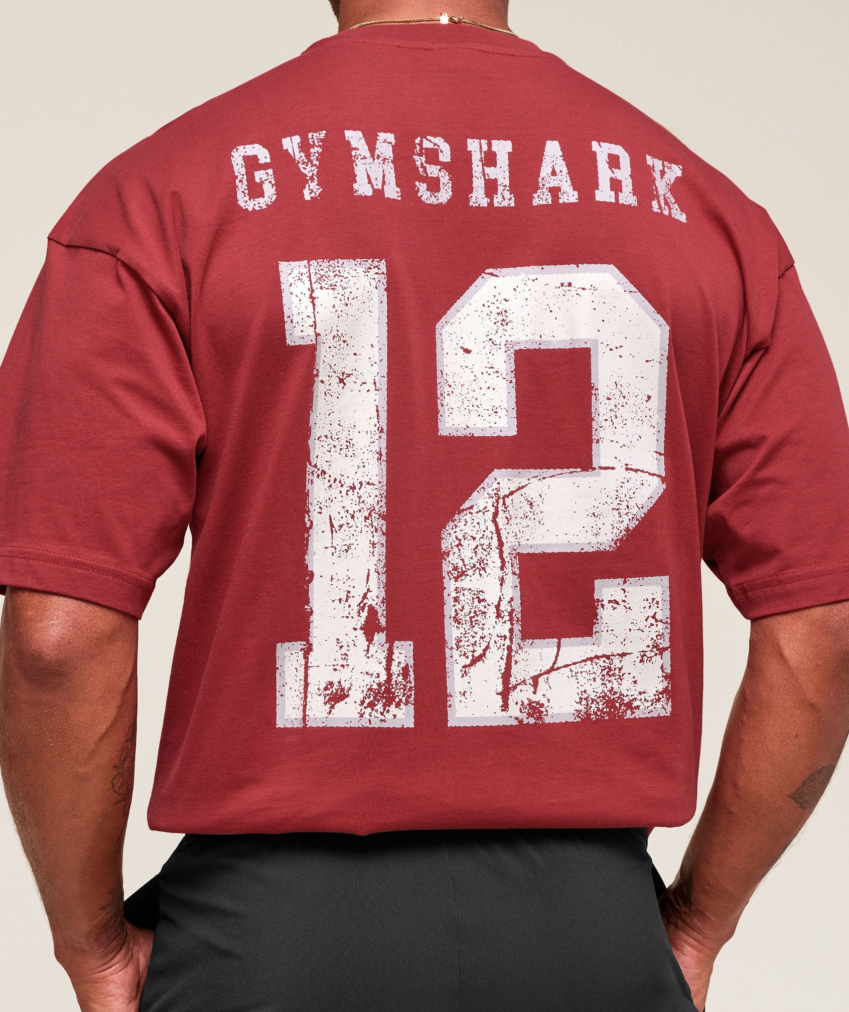 Gymshark Campus T-Shirt - Athletic Burgundy