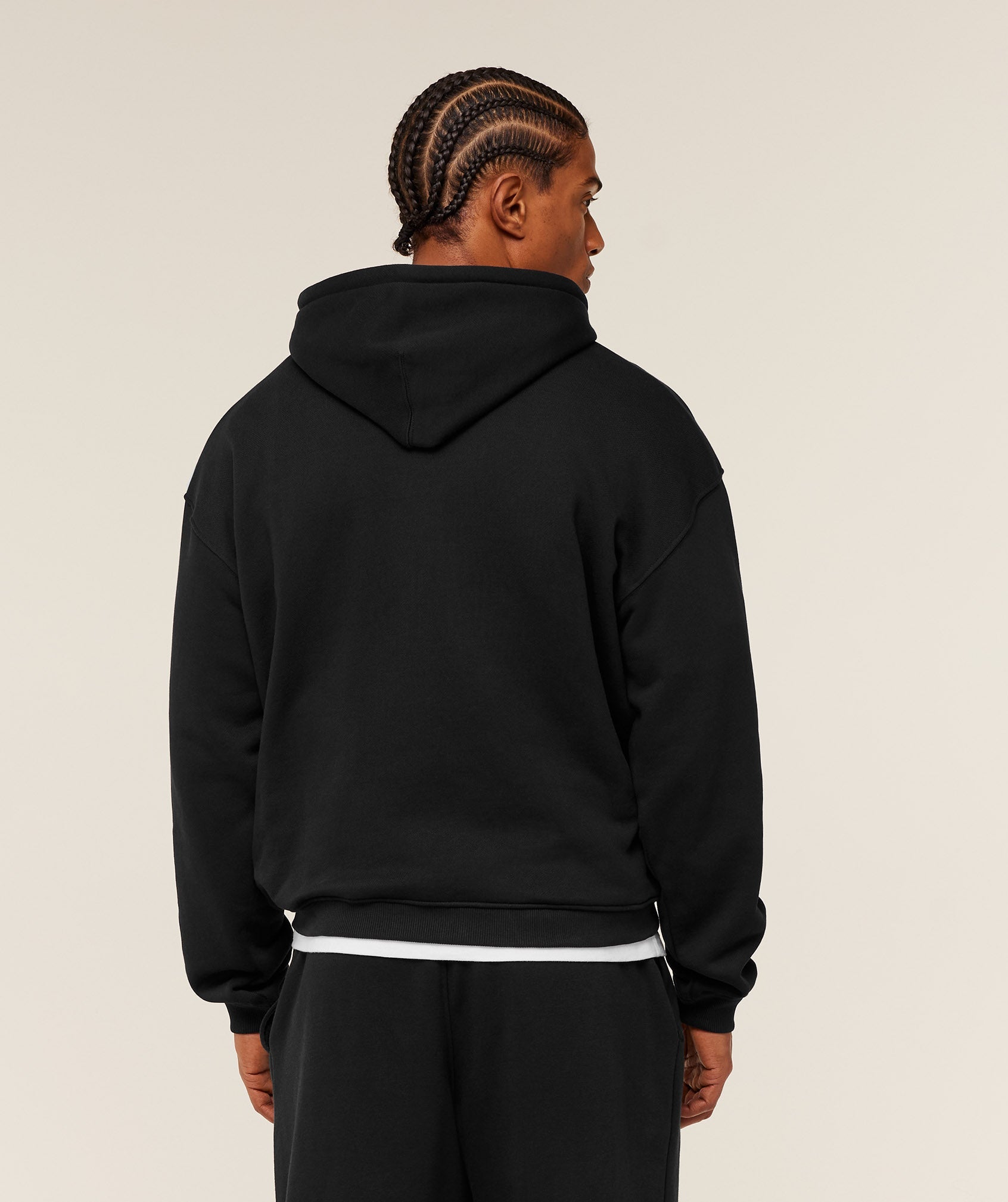 Gymshark Fade Graphic Zip Through Hoodie - GS Black