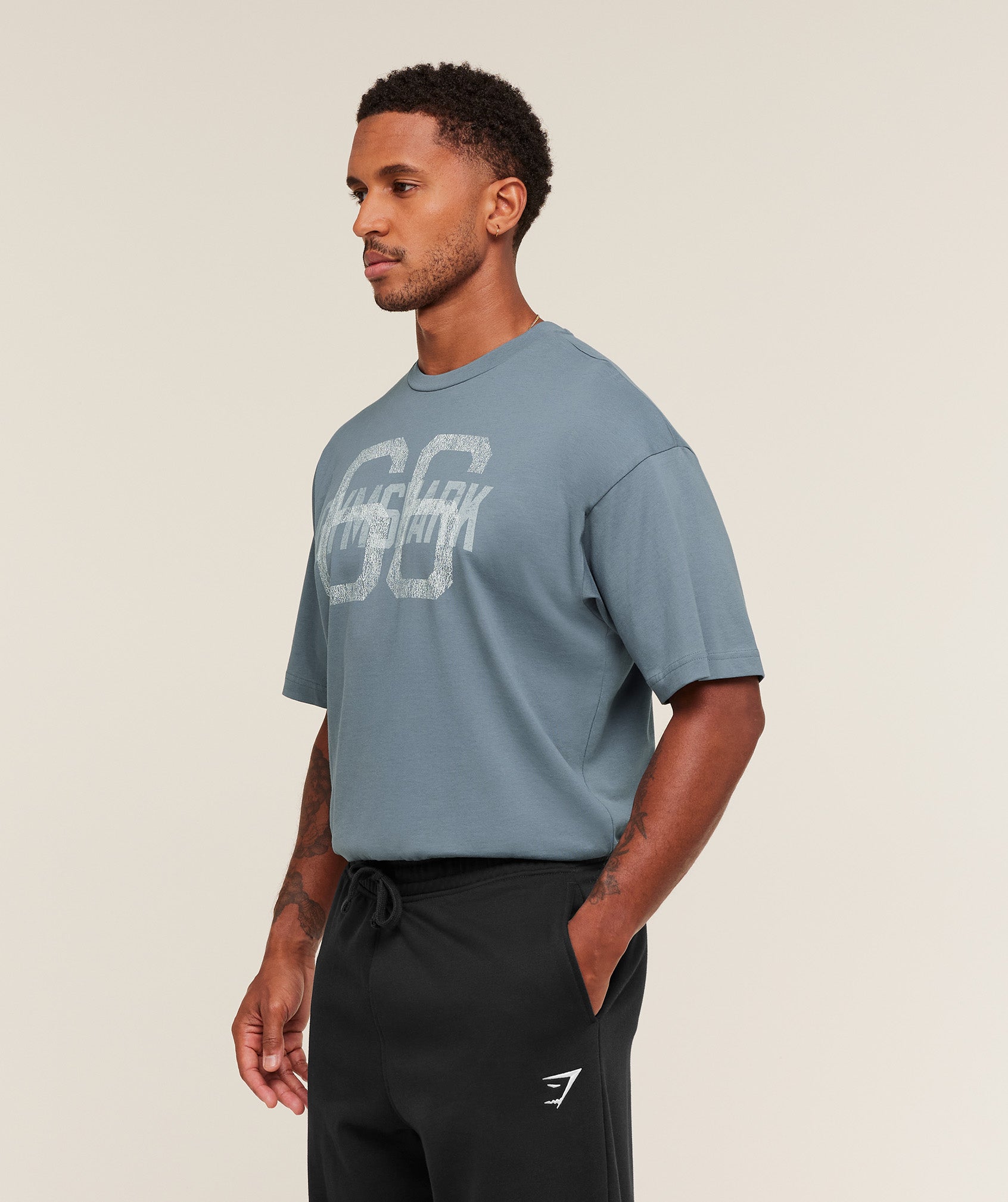 Gymshark GS66 T-Shirt - Iron Blue