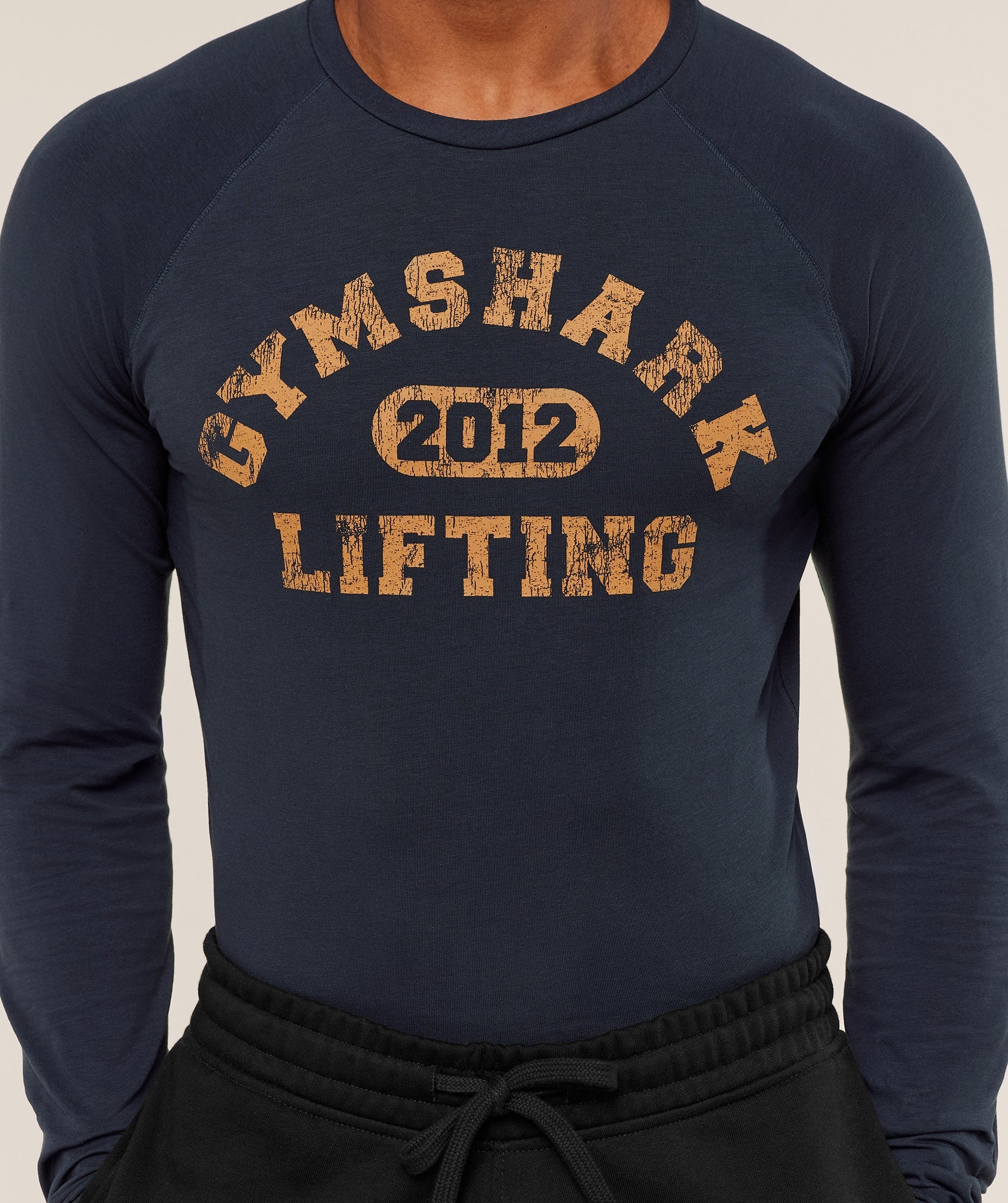 Gymshark Lifting Long Sleeve T-Shirt - Heavy Blue