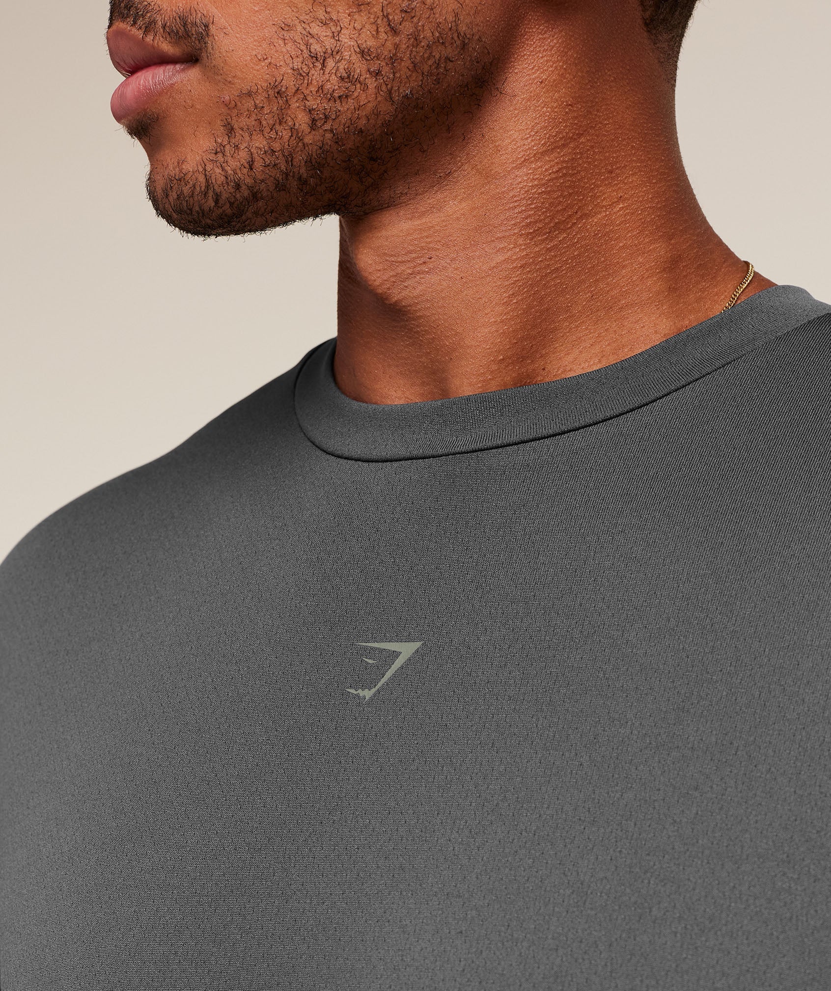 Gymshark Hybrid Athlete T-Shirt - Onyx Grey