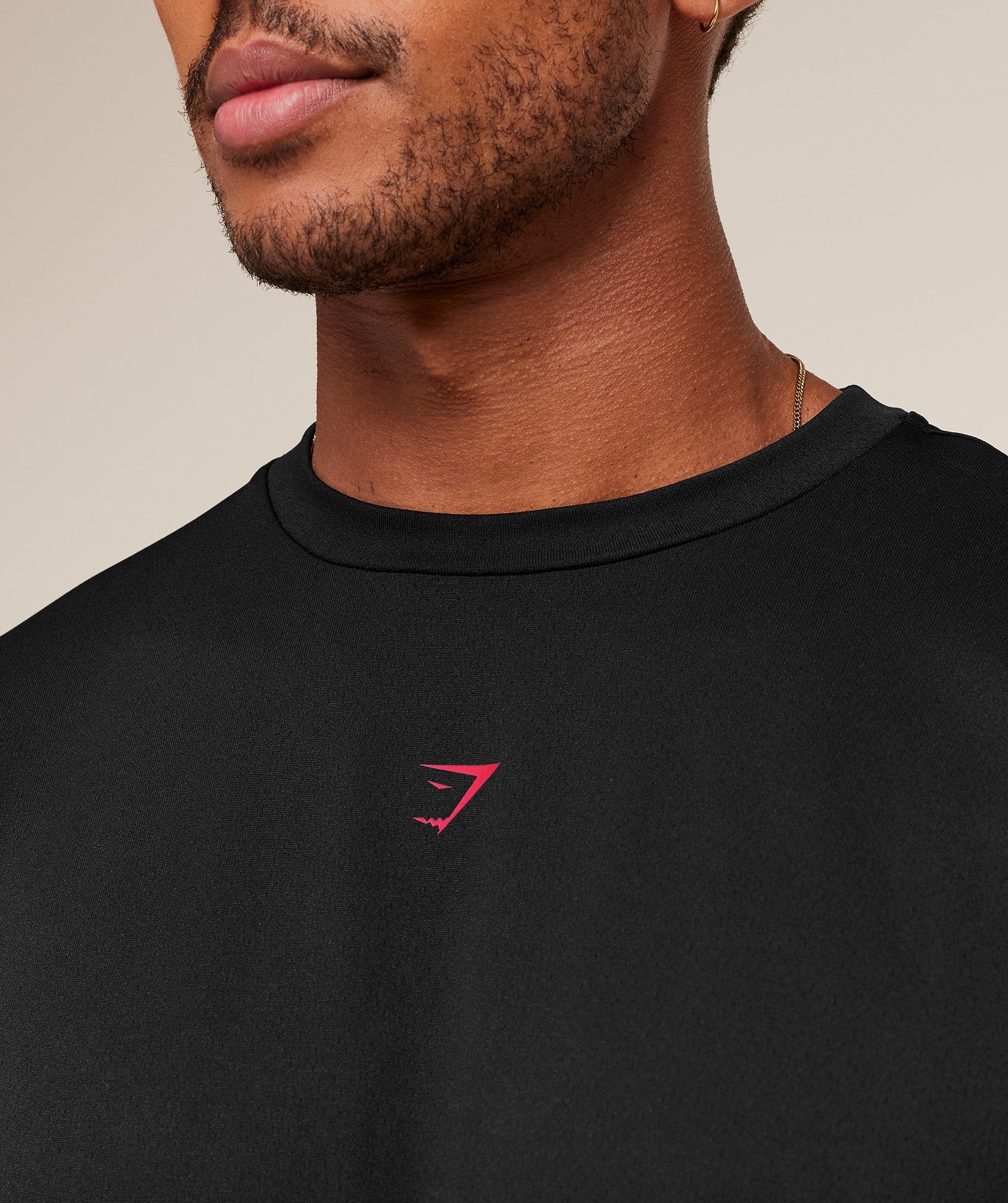Gymshark Hybrid Graphic T-Shirt - Black