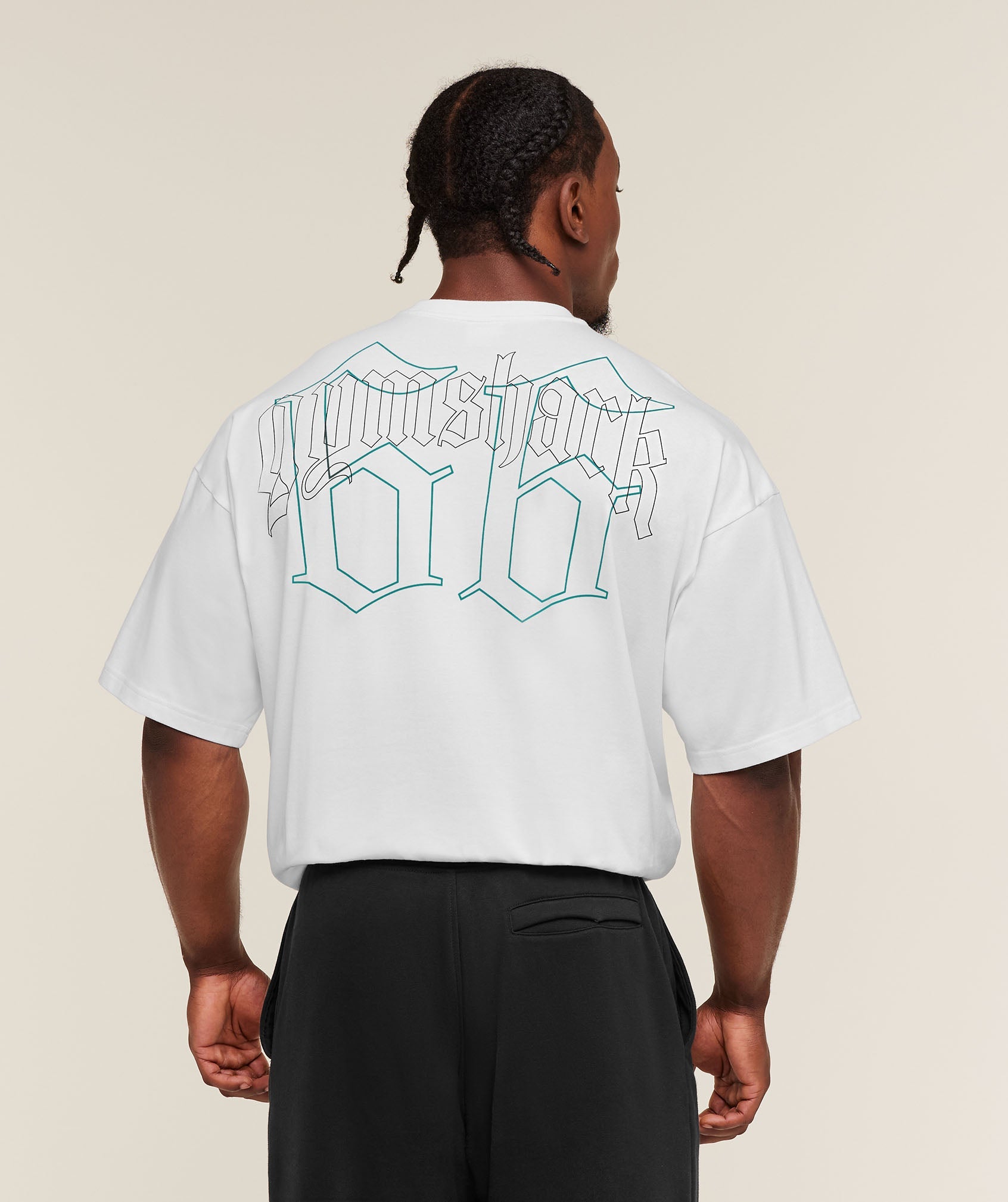 Gymshark Outline Graphic T-Shirt - White