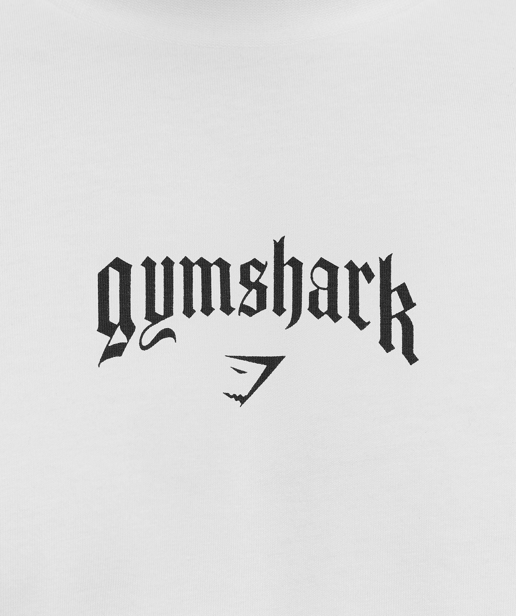 Gymshark Outline Graphic T-Shirt - White